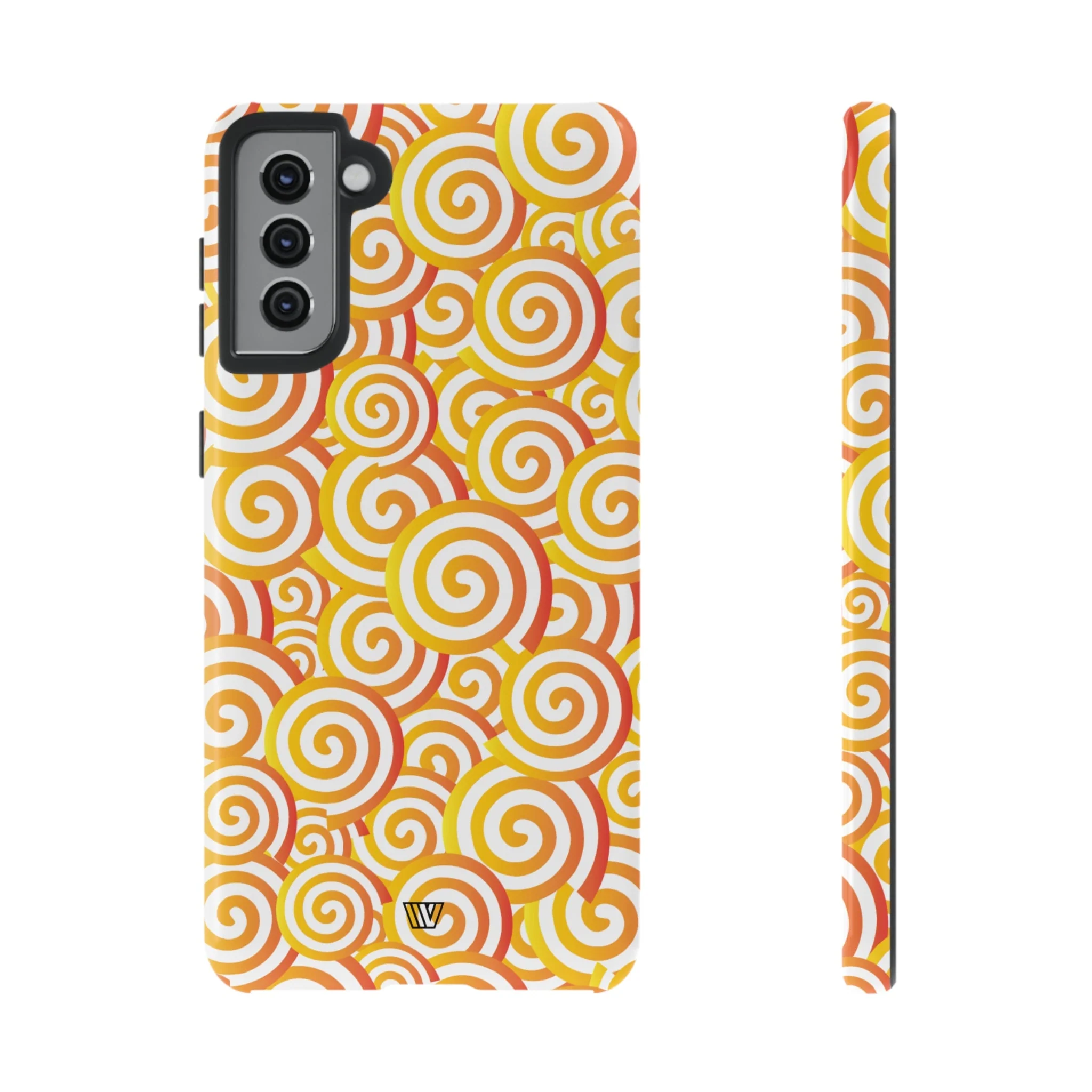 ABSTRACT SPIRAL ORANGE | Tough Phone Case - Image 21