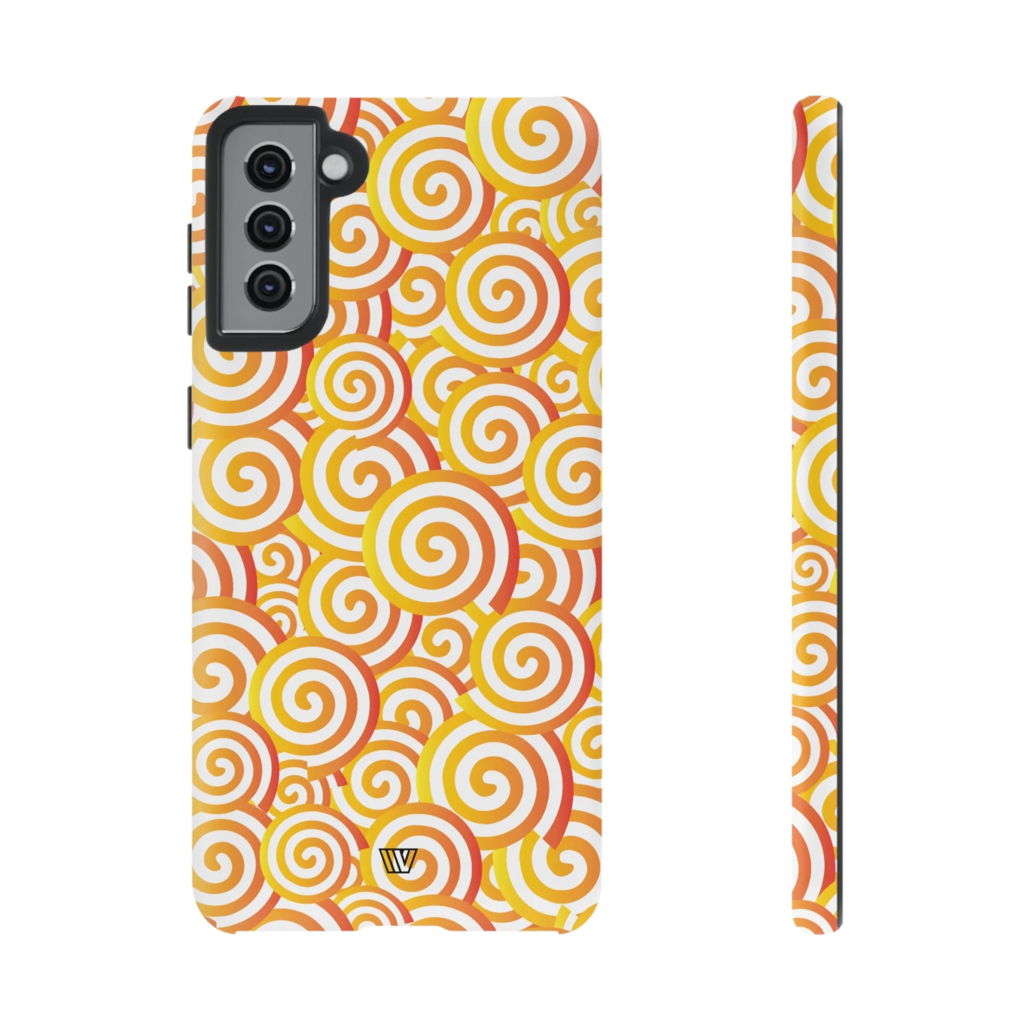 ABSTRACT SPIRAL ORANGE | Tough Phone Case - Image 22