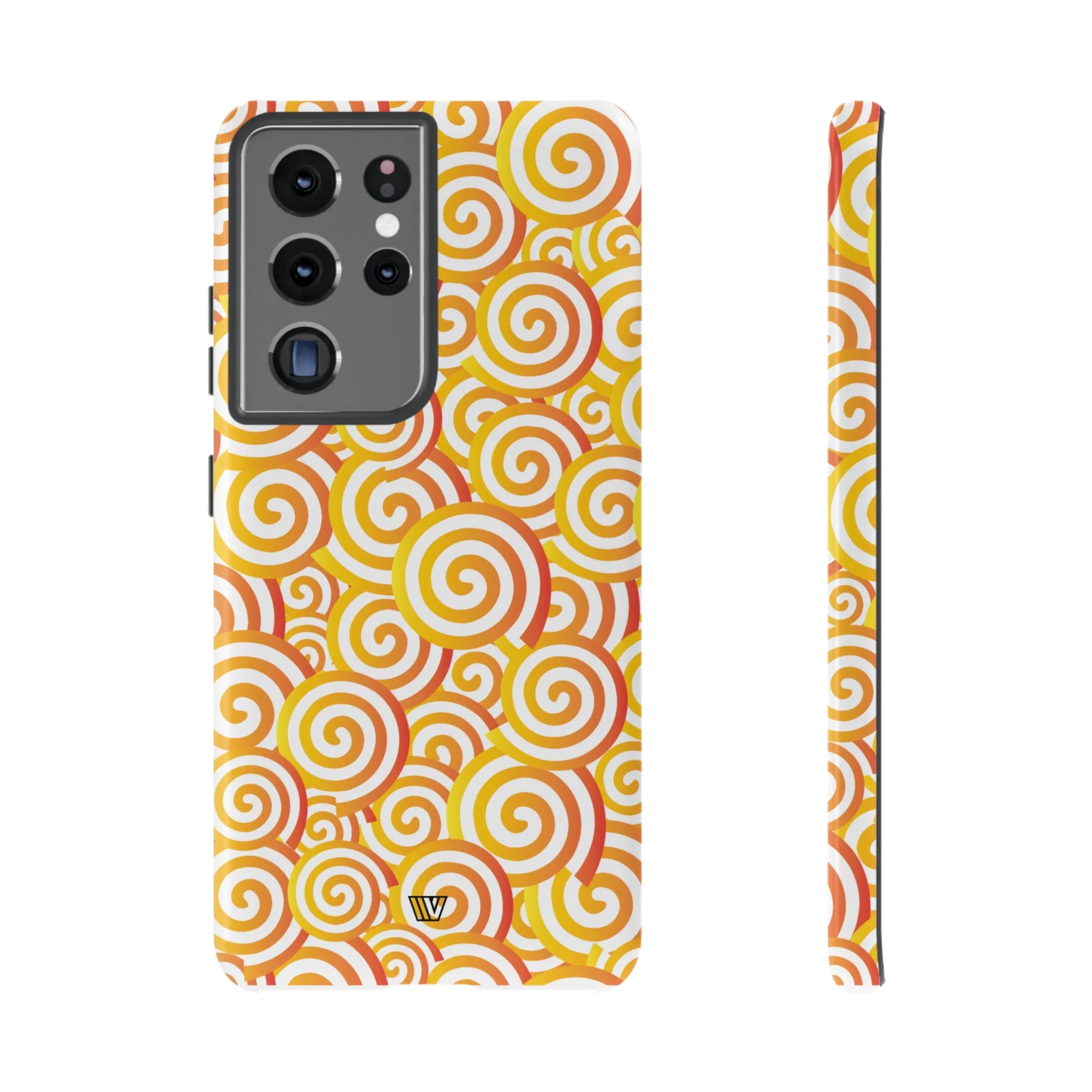 ABSTRACT SPIRAL ORANGE | Tough Phone Case - Image 23