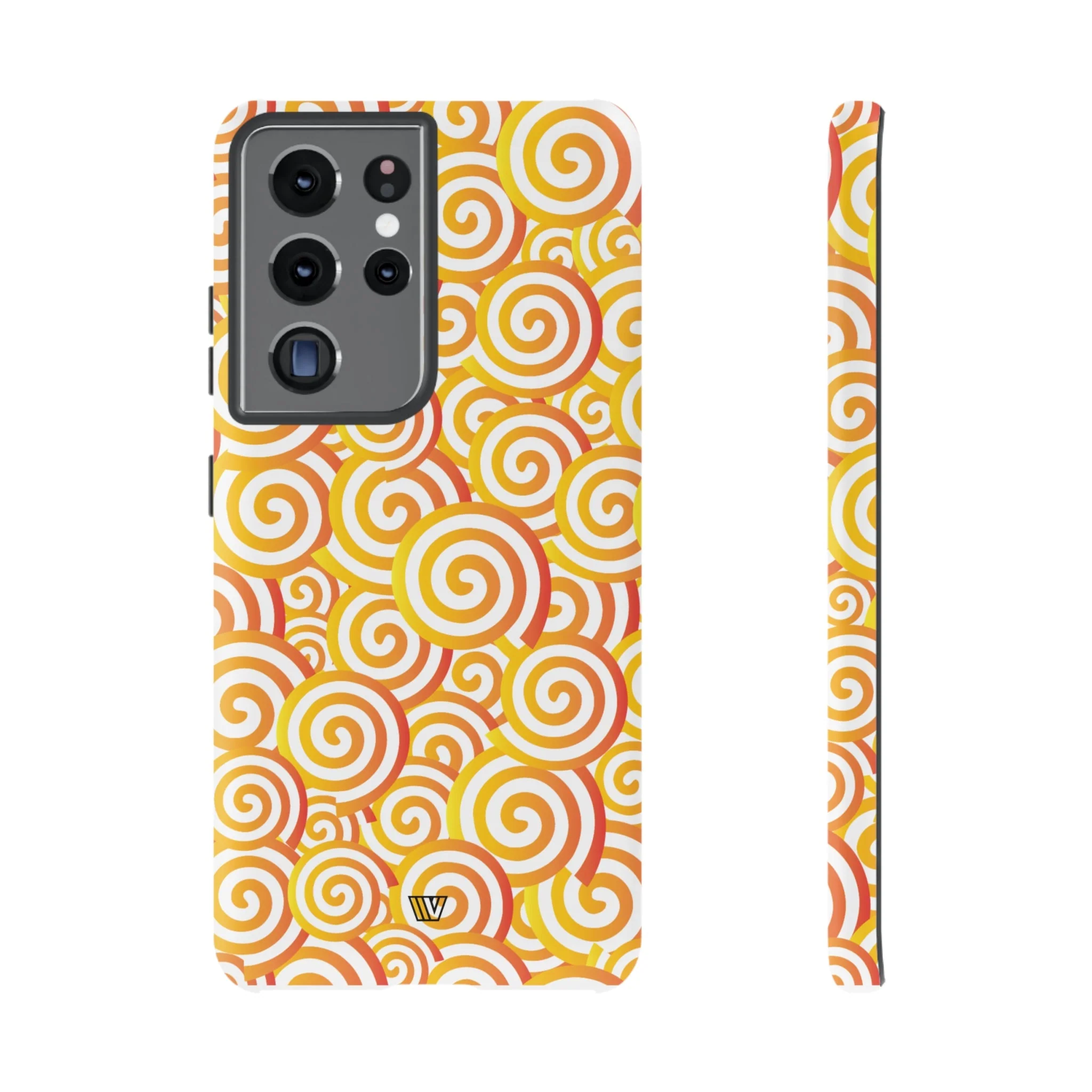 ABSTRACT SPIRAL ORANGE | Tough Phone Case - Image 24