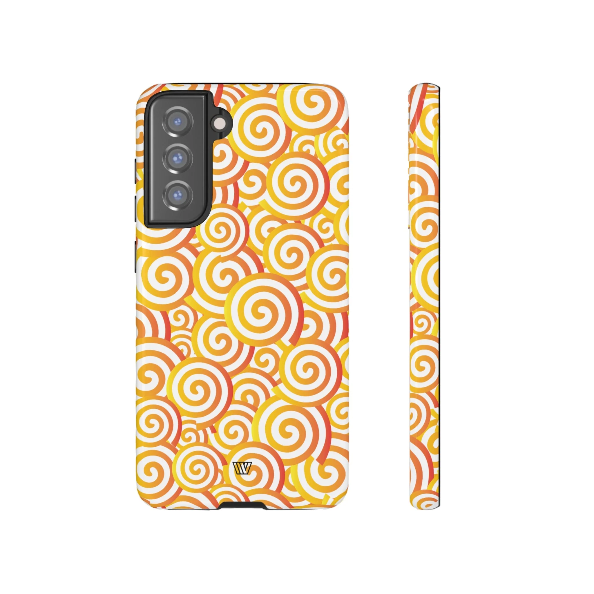 ABSTRACT SPIRAL ORANGE | Tough Phone Case - Image 25