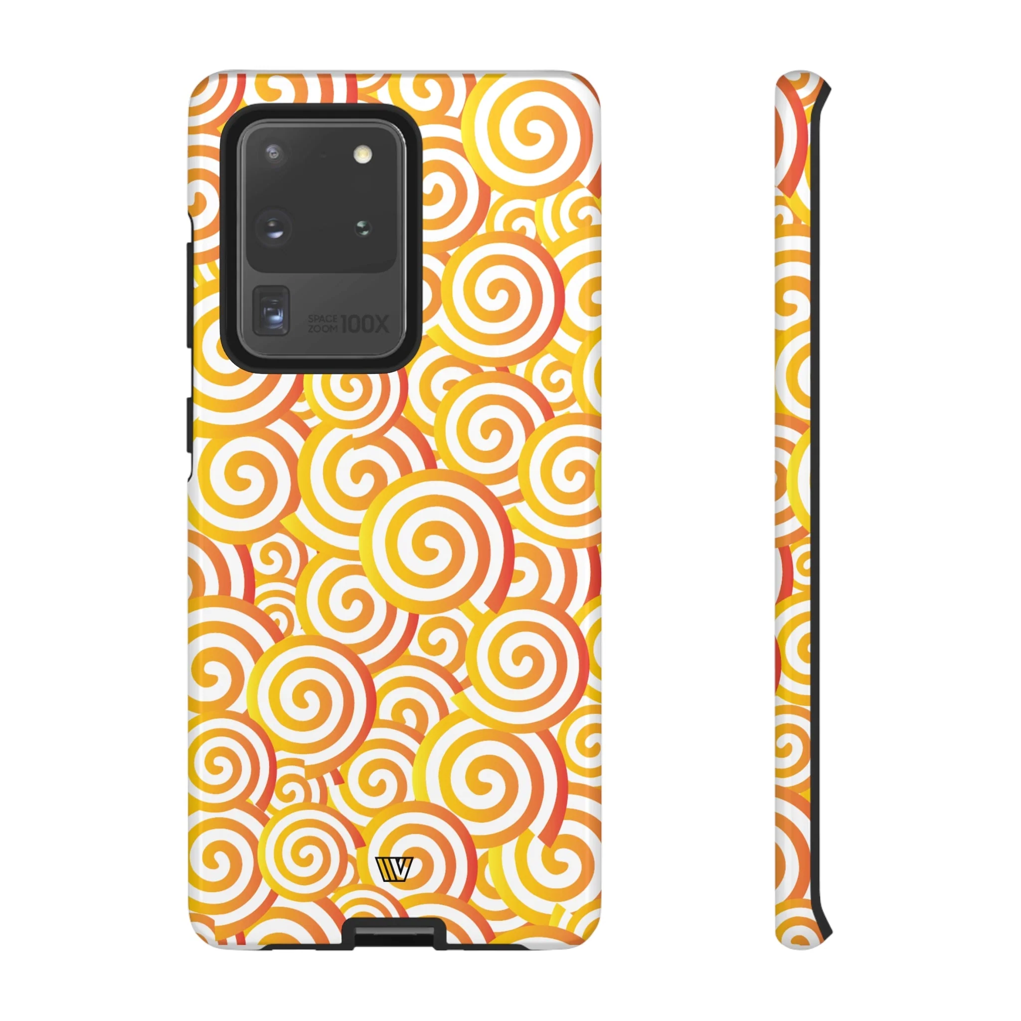 ABSTRACT SPIRAL ORANGE | Tough Phone Case - Image 31