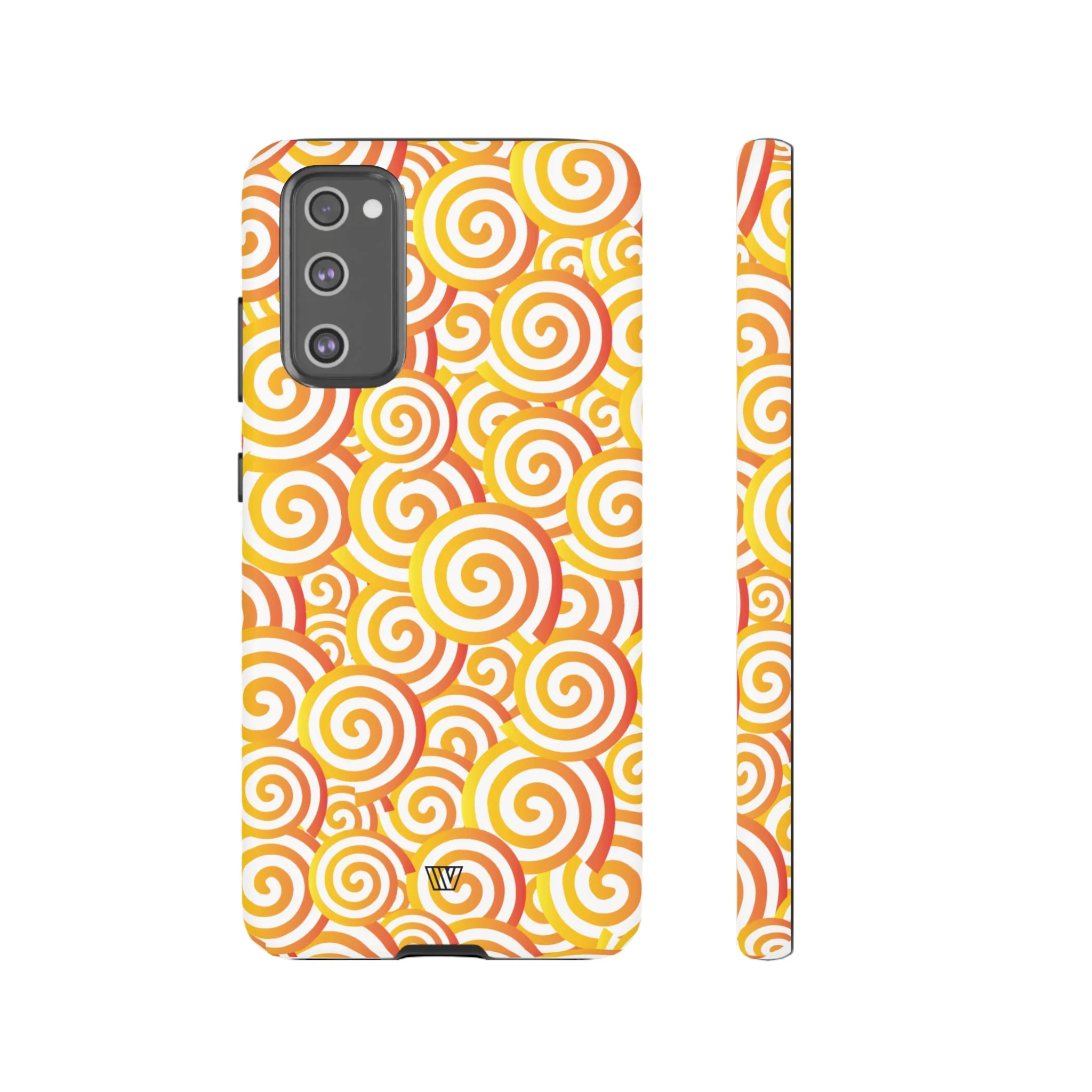 ABSTRACT SPIRAL ORANGE | Tough Phone Case - Image 34