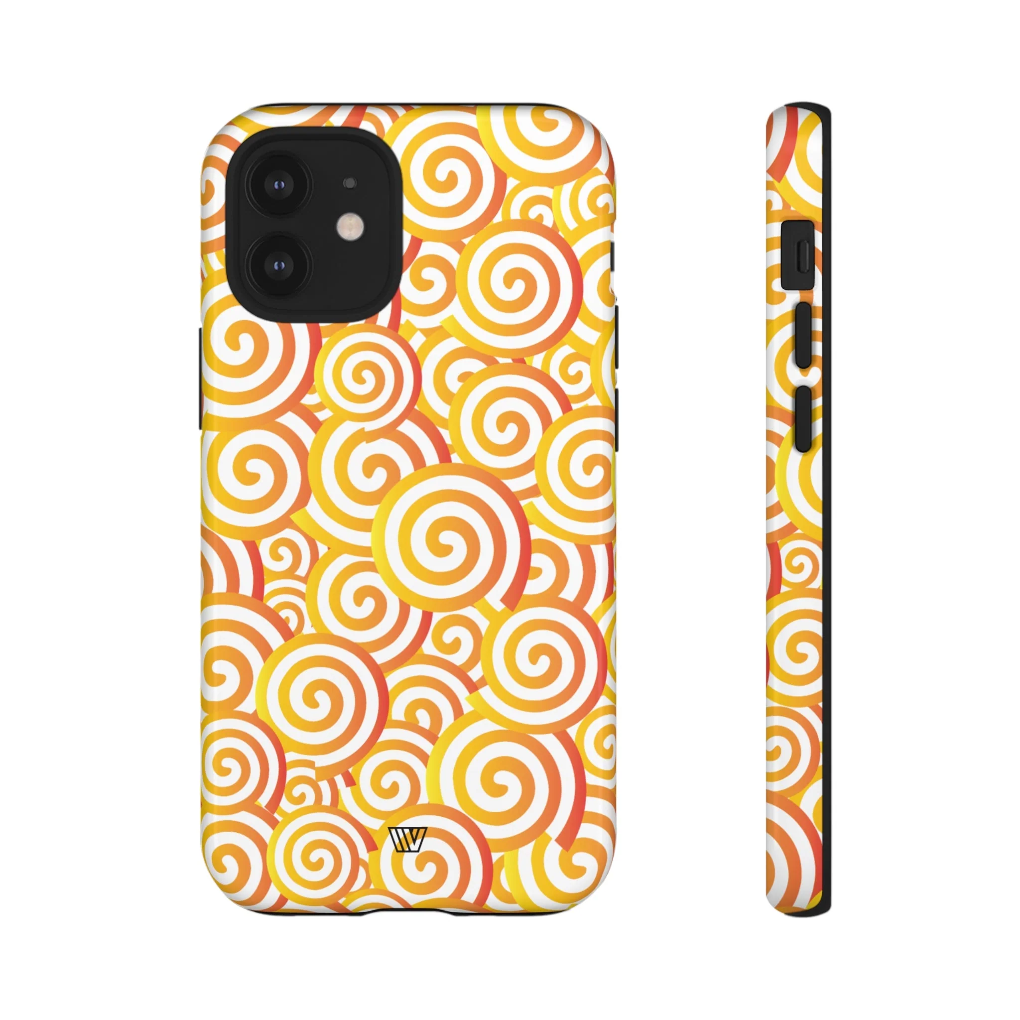 ABSTRACT SPIRAL ORANGE | Tough Phone Case - Image 37