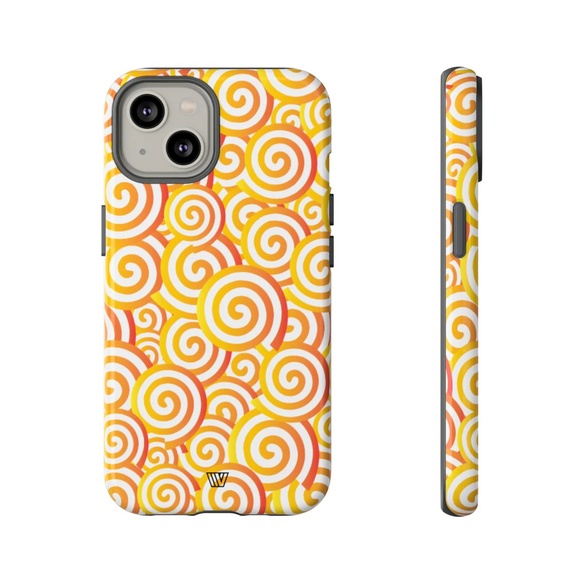 ABSTRACT SPIRAL ORANGE | Tough Phone Case - Image 41