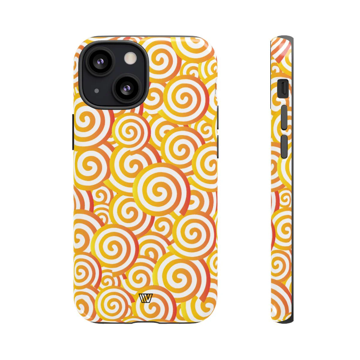 ABSTRACT SPIRAL ORANGE | Tough Phone Case - Image 51