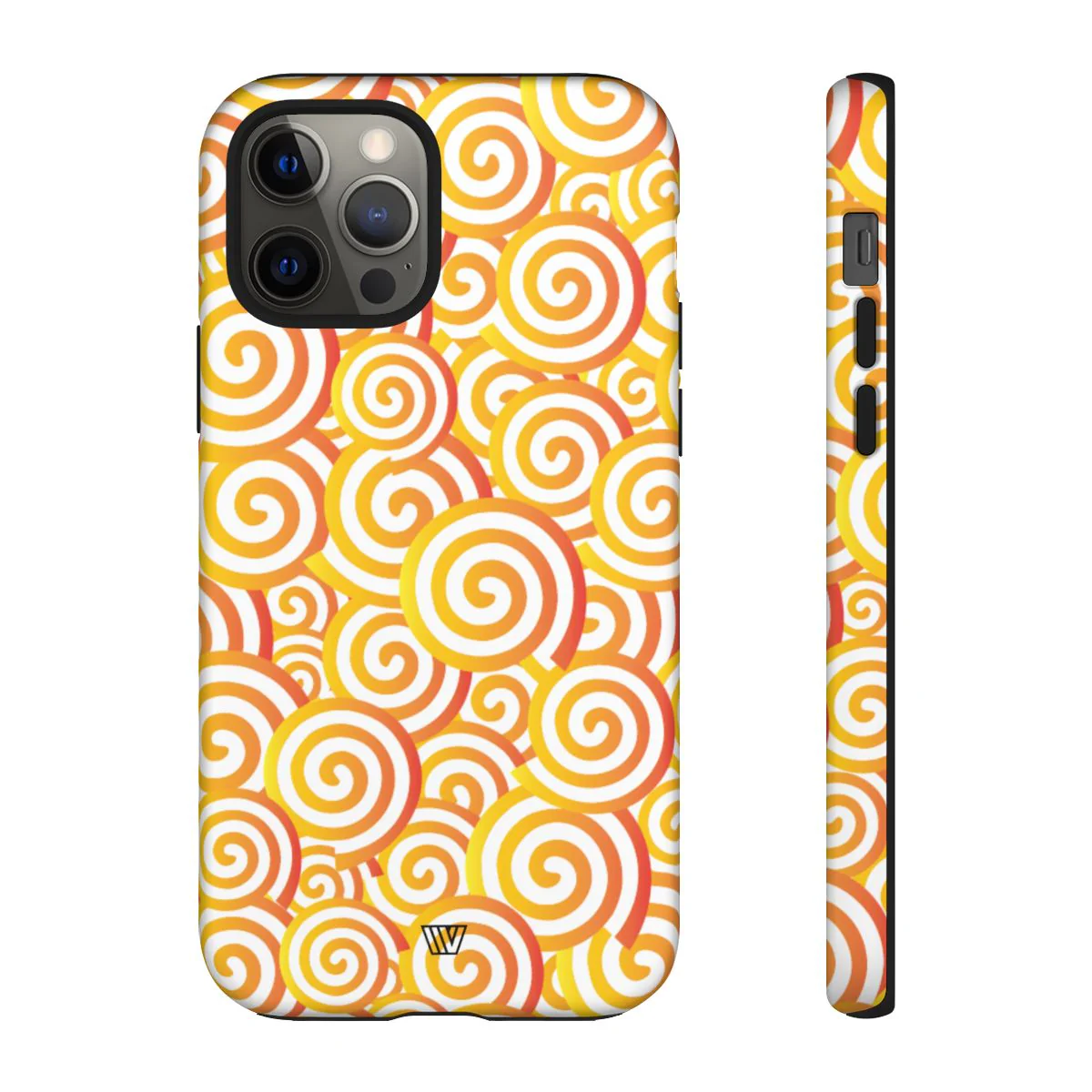 ABSTRACT SPIRAL ORANGE | Tough Phone Case - Image 55