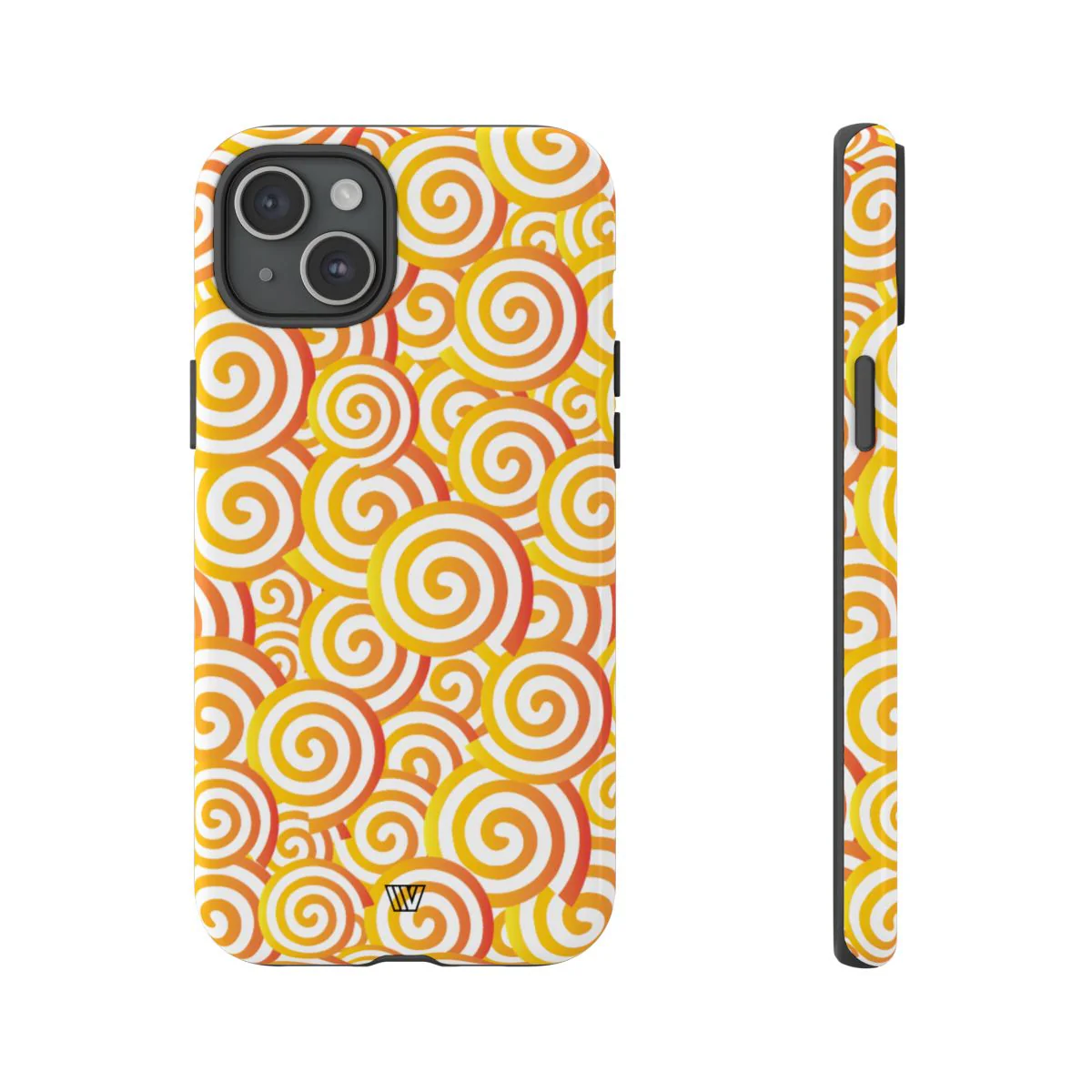 ABSTRACT SPIRAL ORANGE | Tough Phone Case - Image 78