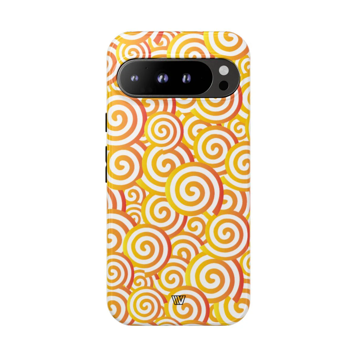 ABSTRACT SPIRAL ORANGE | Tough Phone Case - Image 86