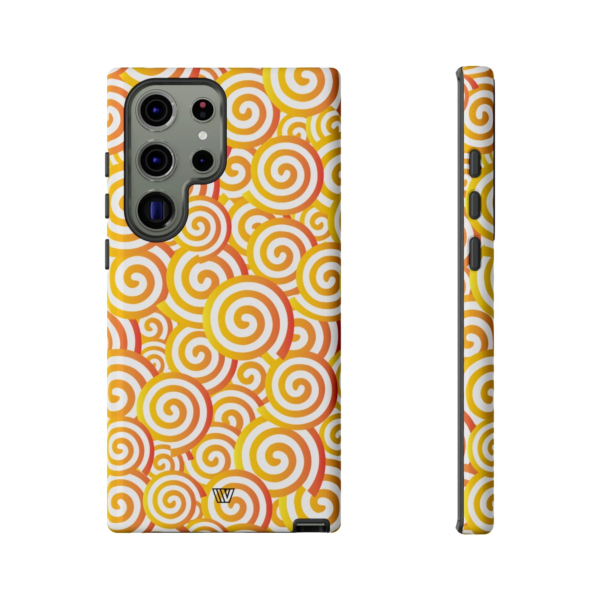 ABSTRACT SPIRAL ORANGE | Tough Phone Case - Image 9
