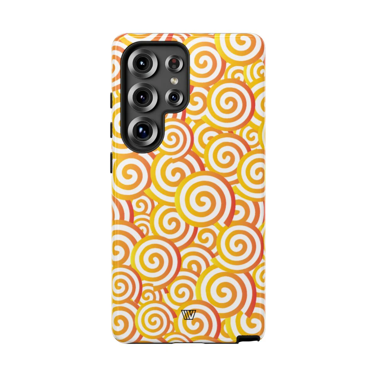 ABSTRACT SPIRAL ORANGE | Tough Phone Case - Image 96