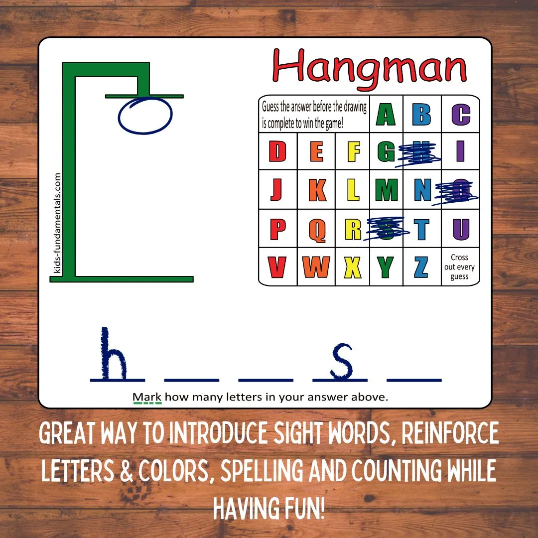 Acrylic Tic Tac Toe & Hangman Board Game - Double-sided - Image 3