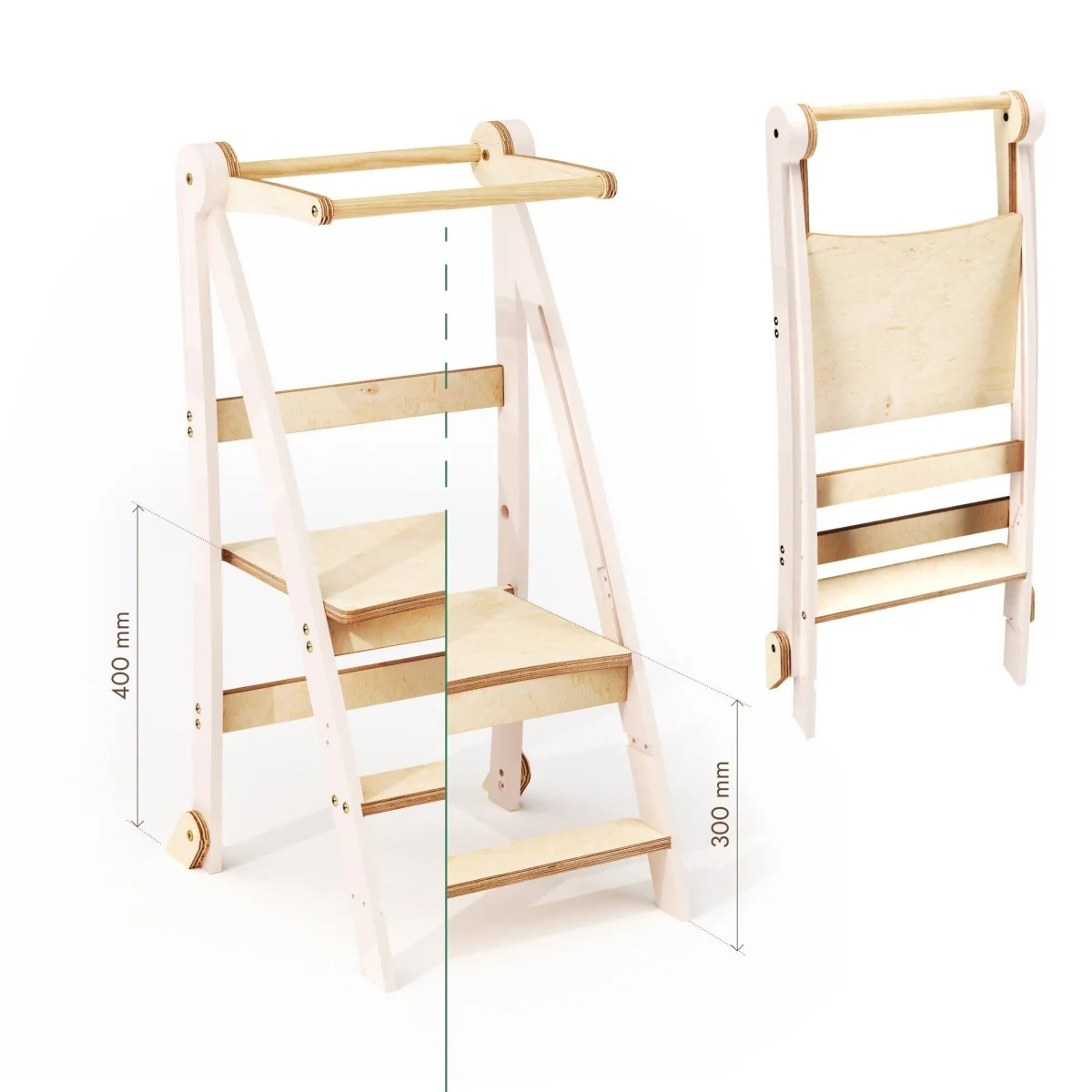 Adjustable Montessori Tower - Kids Step Stool - Image 2