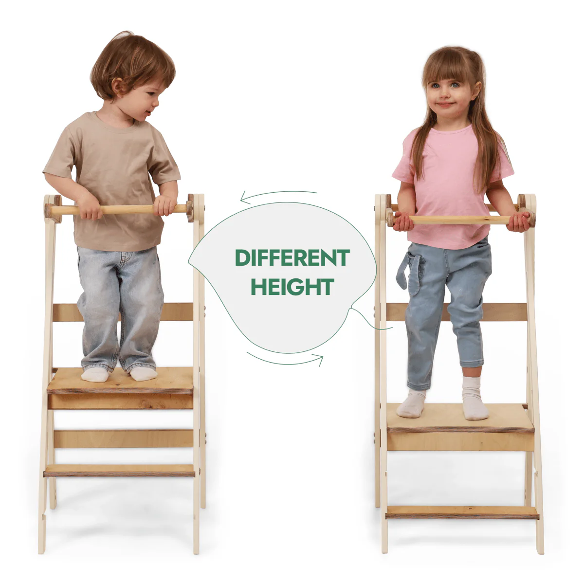 Adjustable Montessori Tower - Kids Step Stool - Image 4