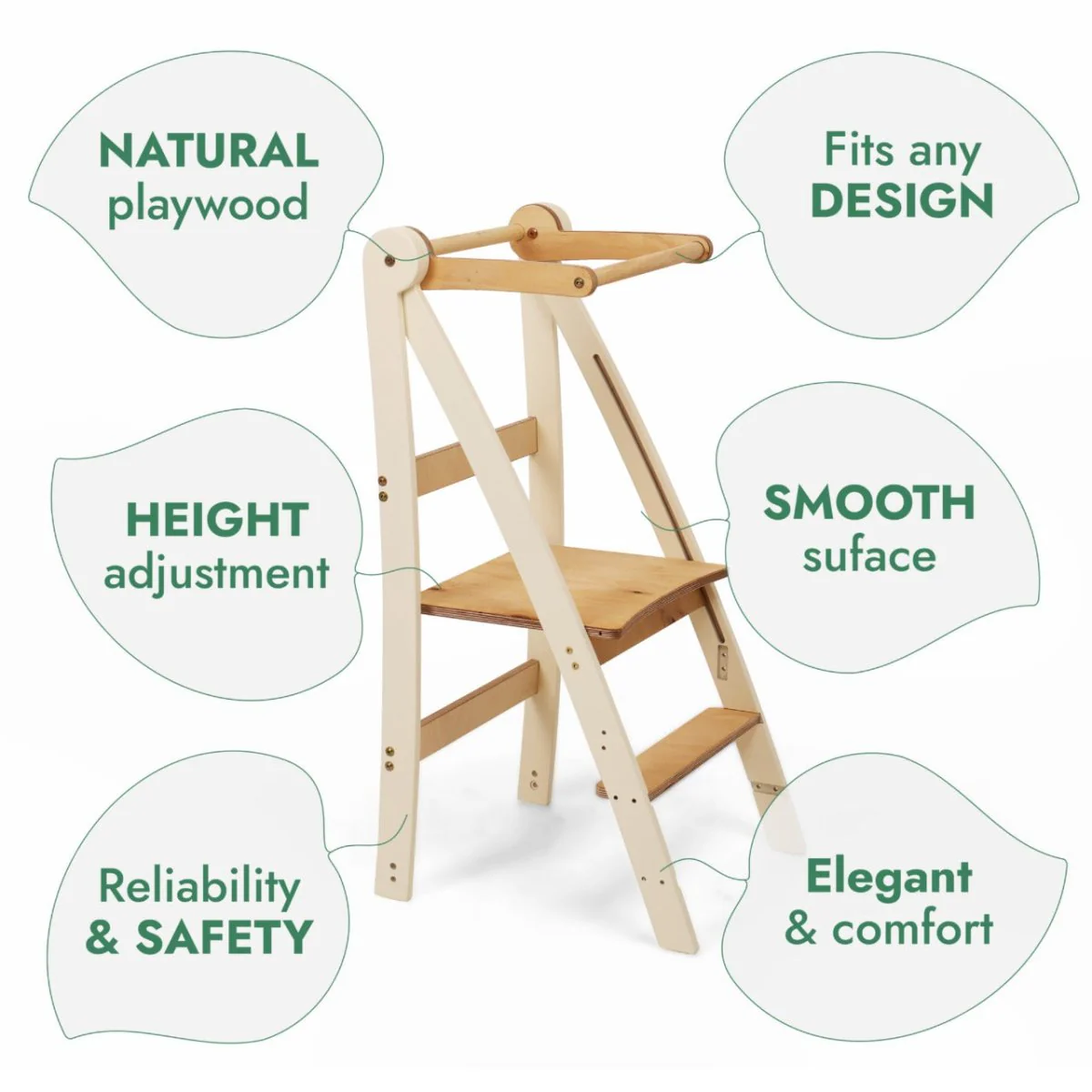 Adjustable Montessori Tower - Kids Step Stool - Image 5