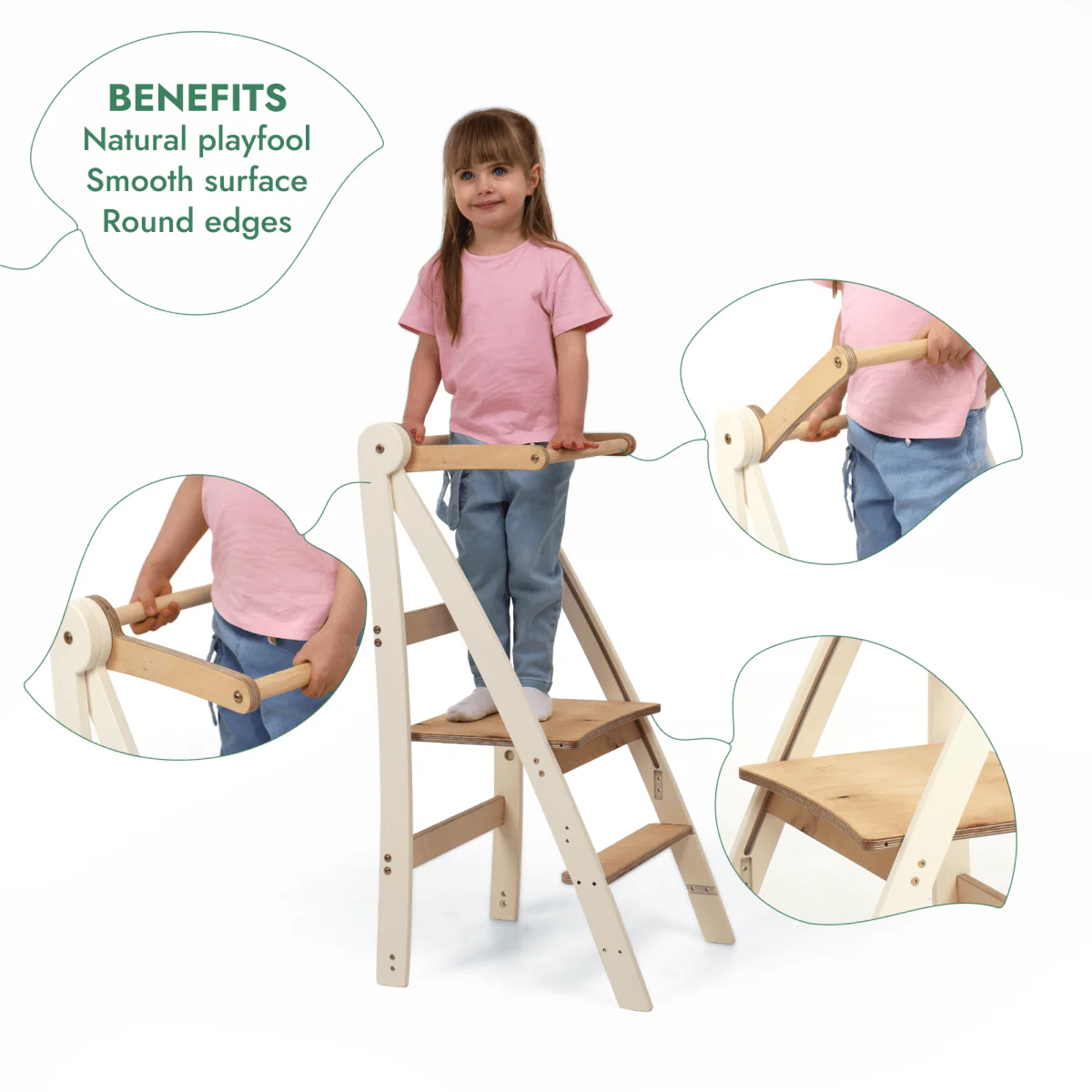 Adjustable Montessori Tower - Kids Step Stool - Image 6