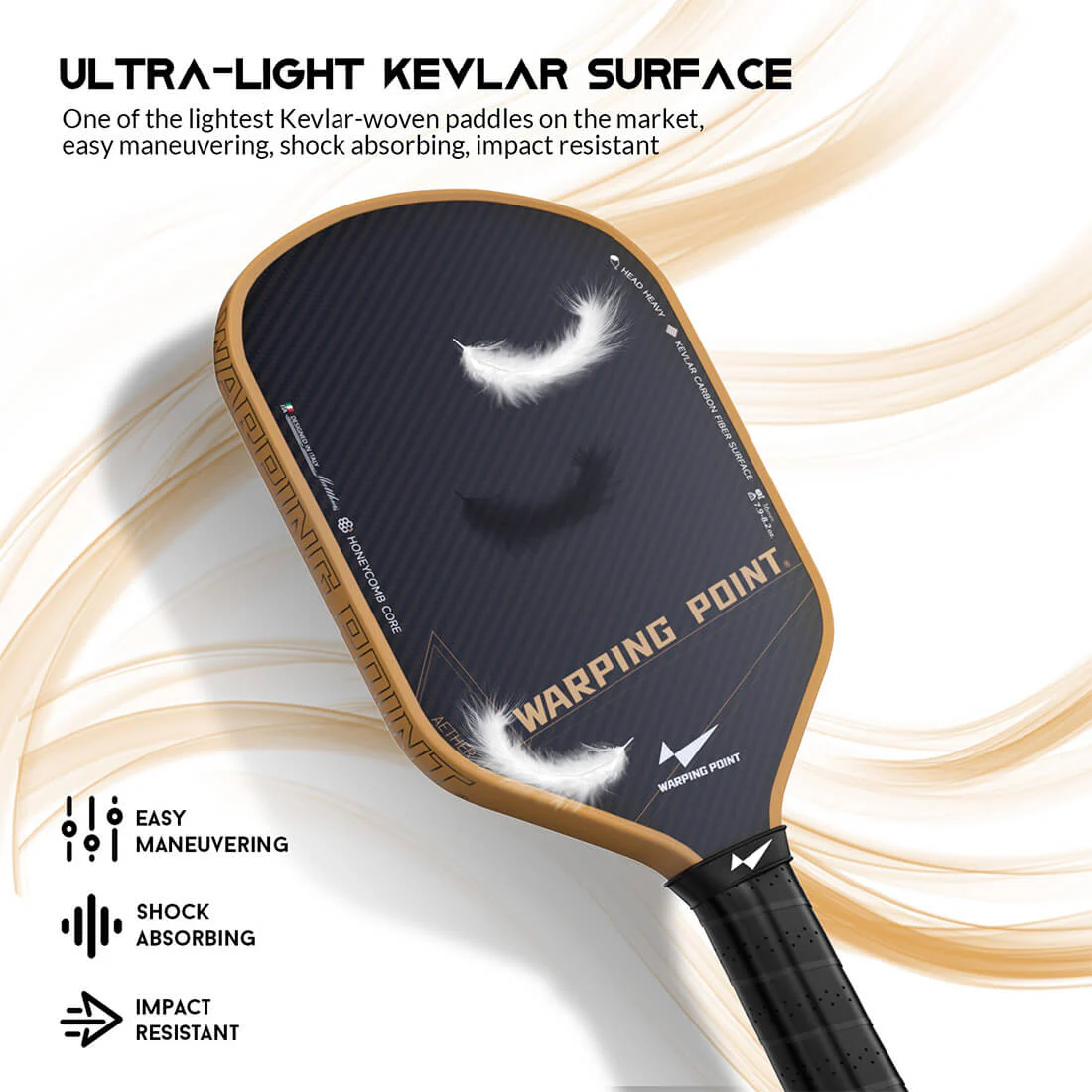 Aether Pickleball Paddle - Hybrid - Image 2