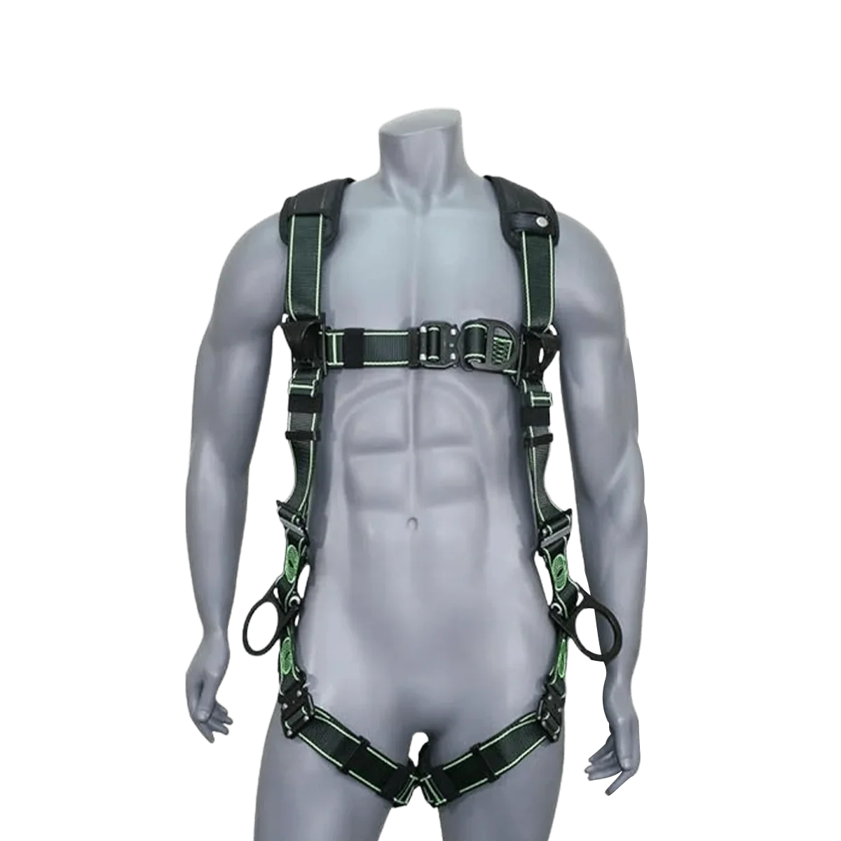 AFP Premium Safety Harness – 3 D-Rings Padded Tongue Buckle - Image 2