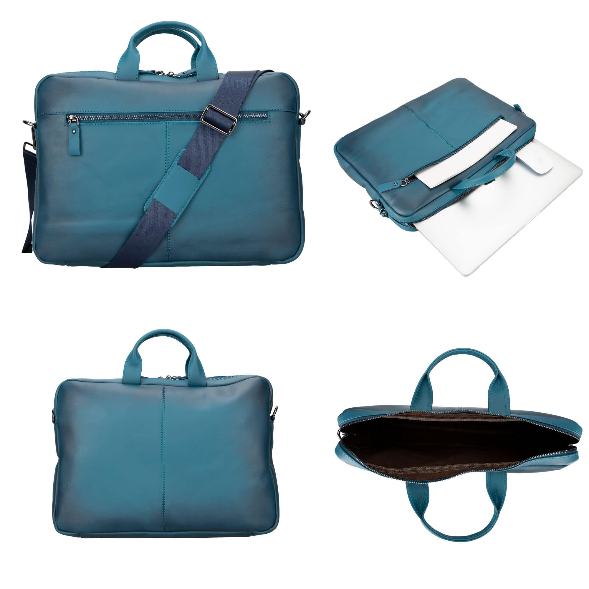 Afton MacBook Leather Sleeve and Bag - Image 10