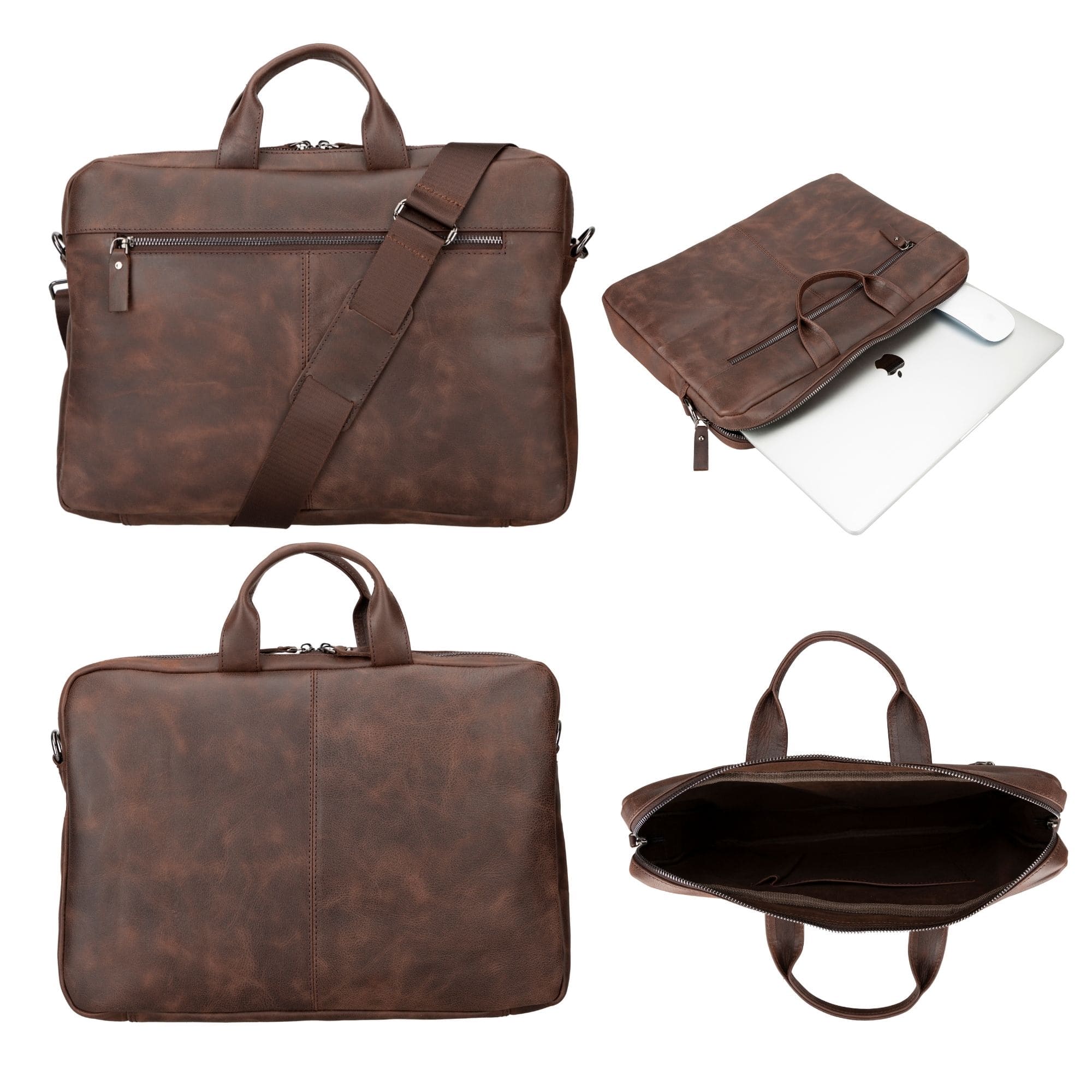Afton MacBook Leather Sleeve and Bag - Image 19