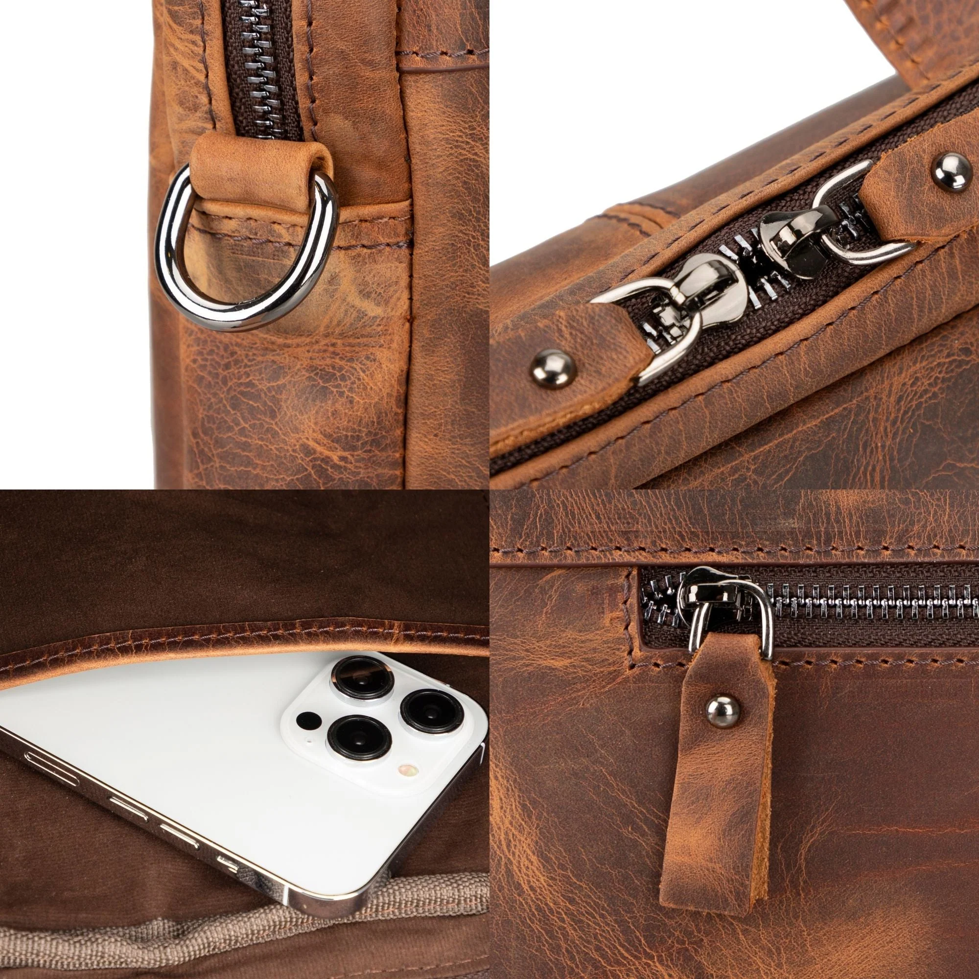 Afton MacBook Leather Sleeve and Bag - Image 28