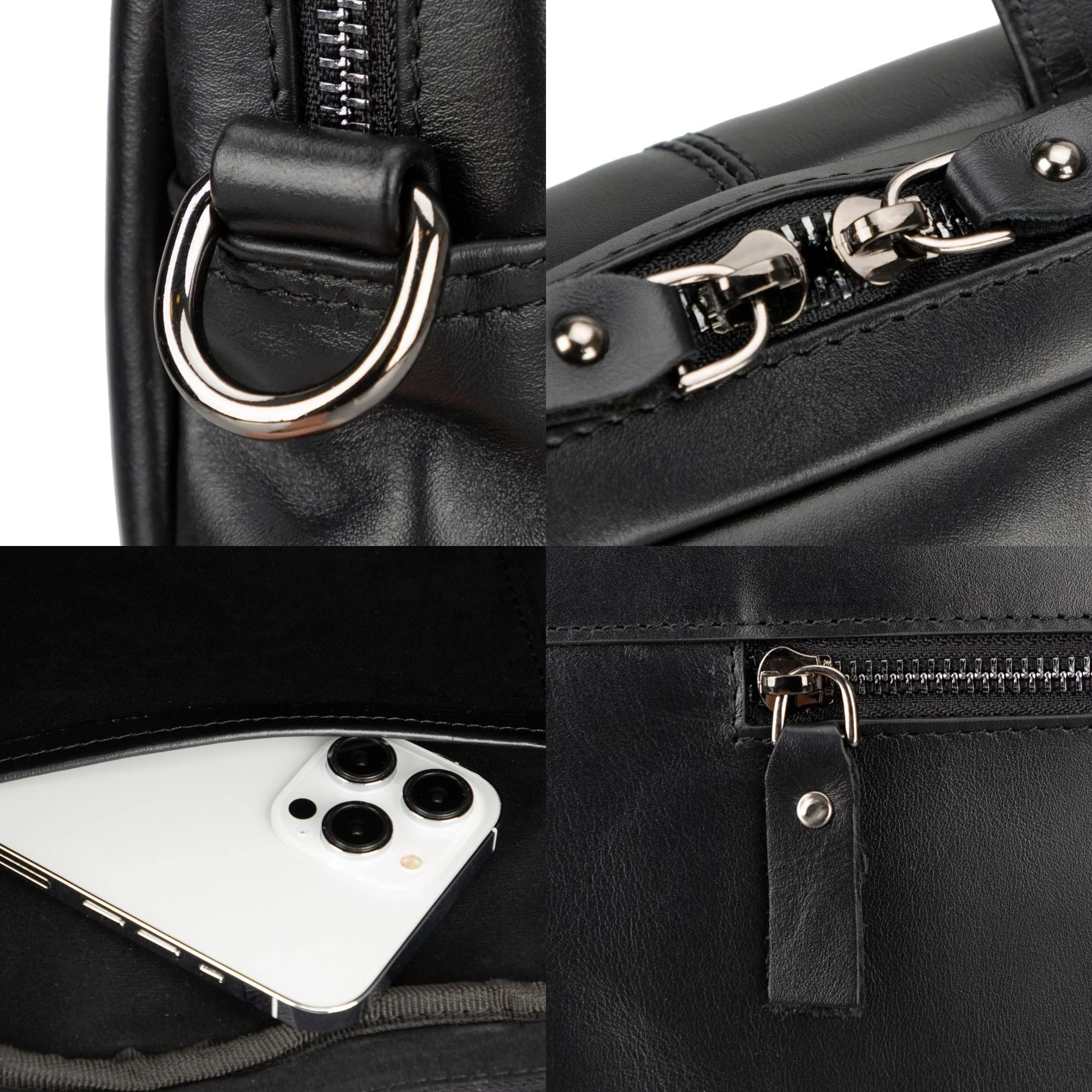 Afton MacBook Leather Sleeve and Bag - Image 7