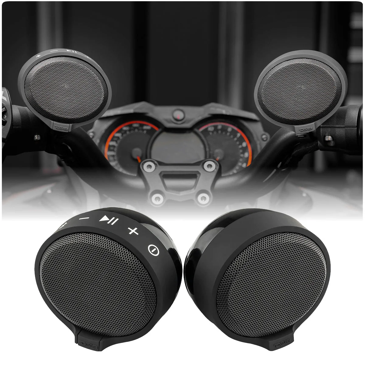 Amplified Handlebar Mounted Bluetooth Speaker System for Can-Am Ryker & Spyder Motorcycles - Image 7