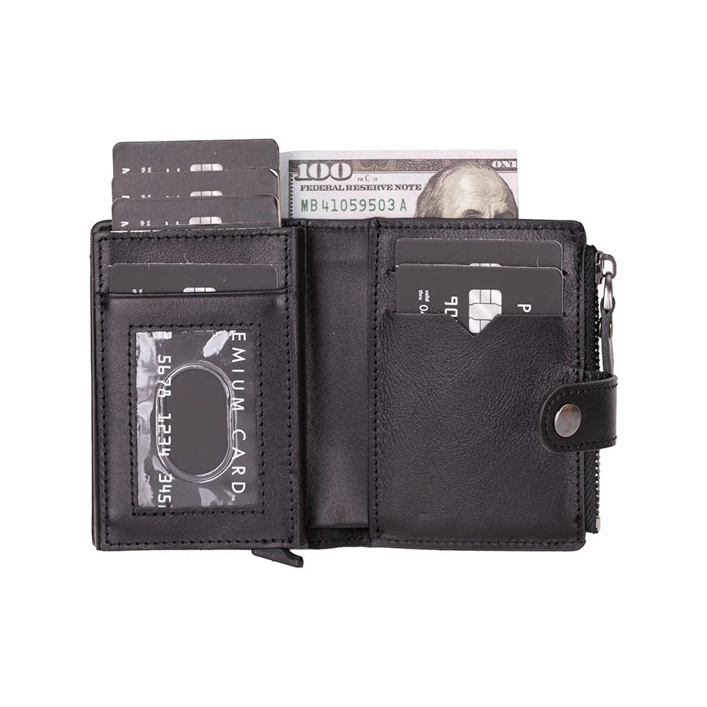 Andalusia Genuine Leather Pop-Up Cardholder with RFID Protection - Image 17