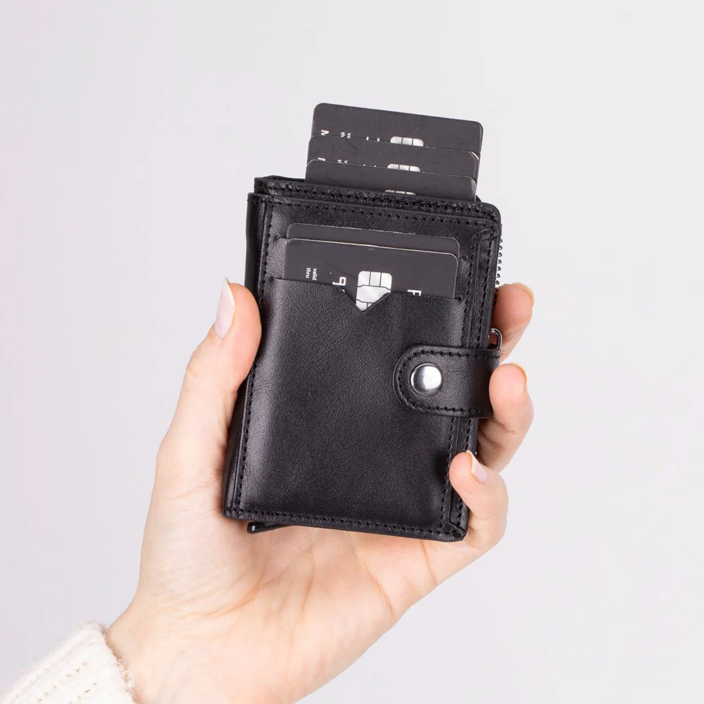 Andalusia Genuine Leather Pop-Up Cardholder with RFID Protection - Image 19