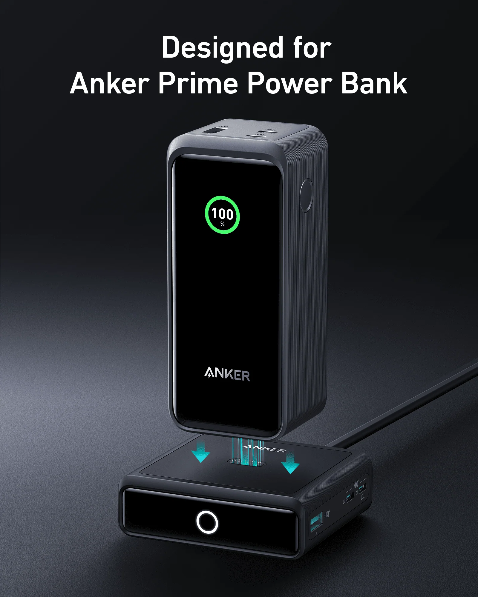 Anker 100W Charging Base for Anker Prime Power Bank - Image 2