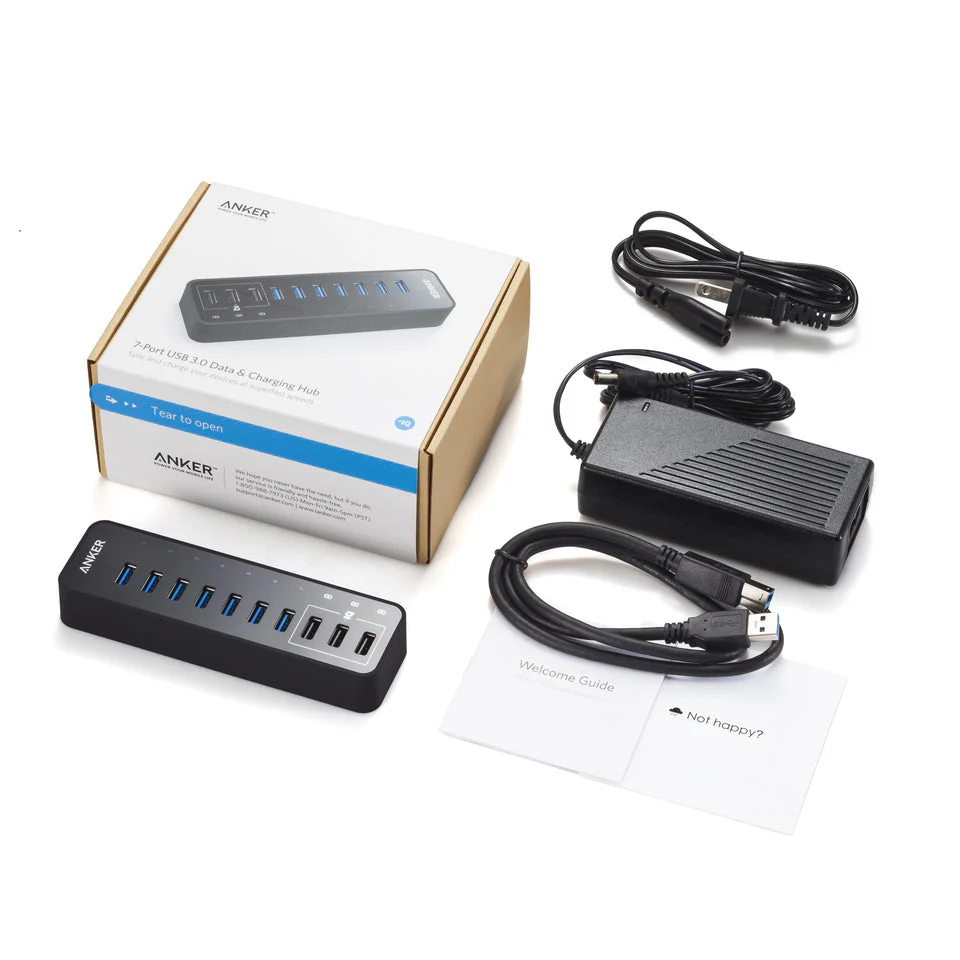 Anker 60W 10-Port USB 3.0 Data Hub - Image 6