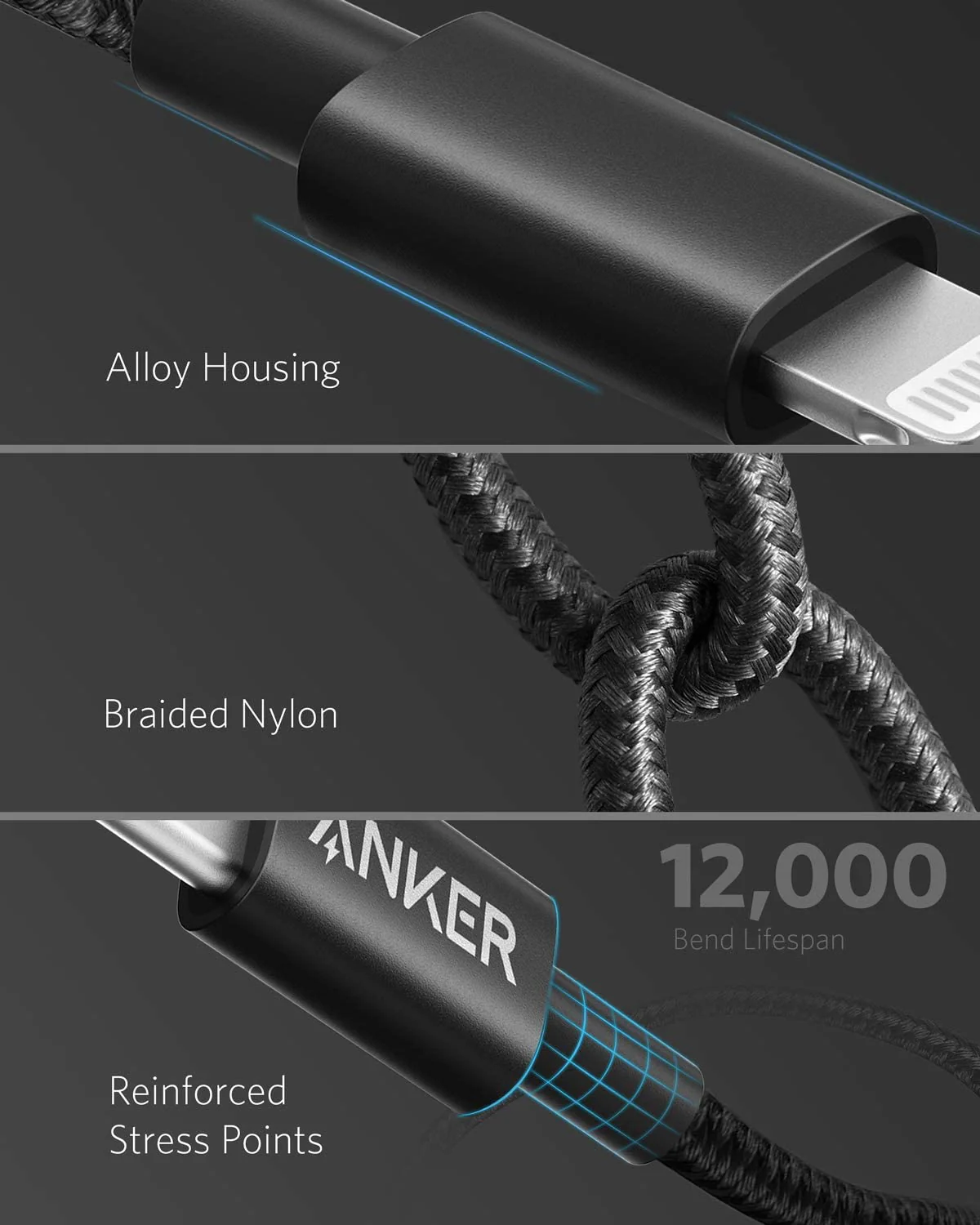 Anker <b>331</b> USB-C to Lightning Cable - Image 5