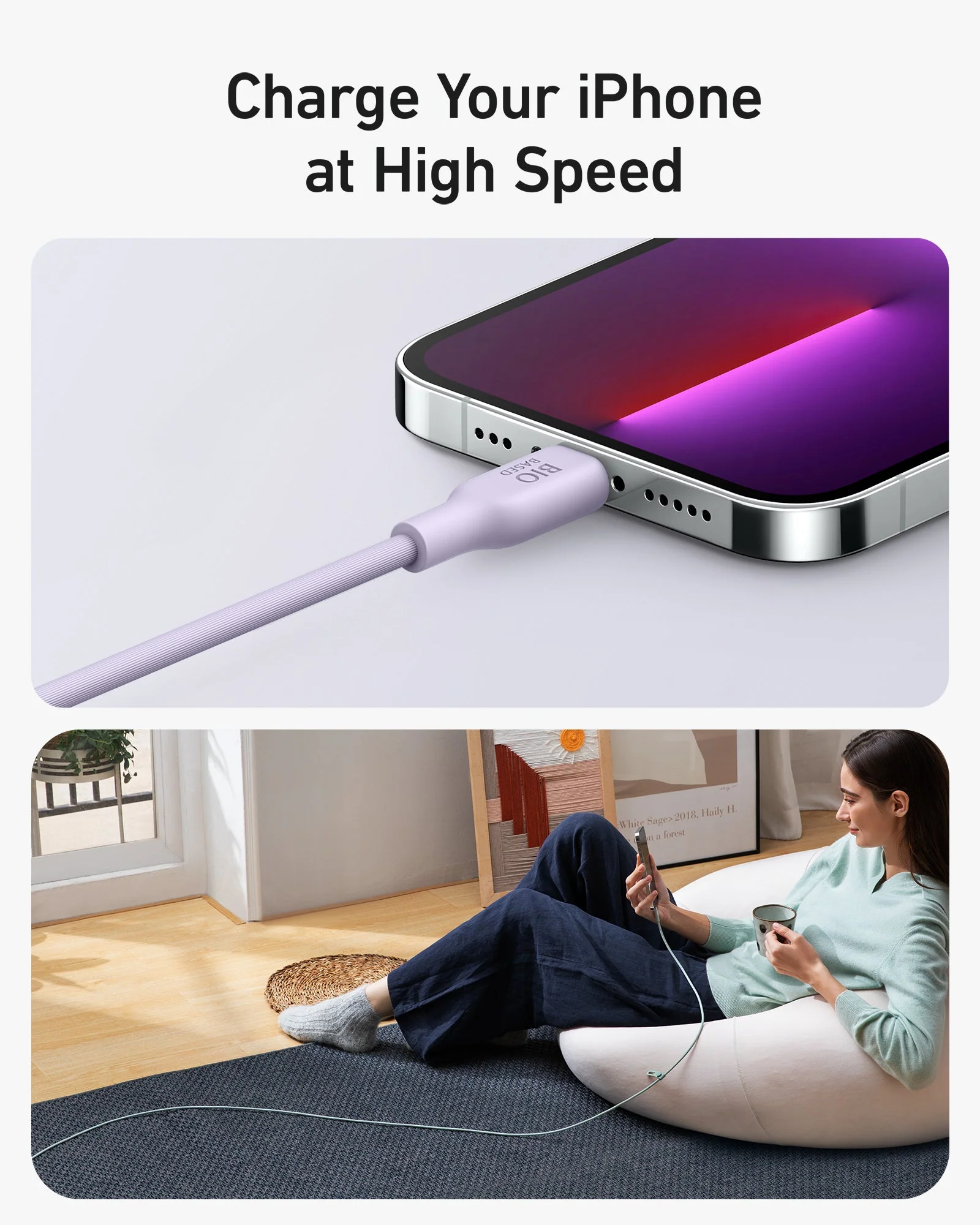 Anker <b>541</b> USB-C to Lightning Cable (Bio-Based) - Image 18