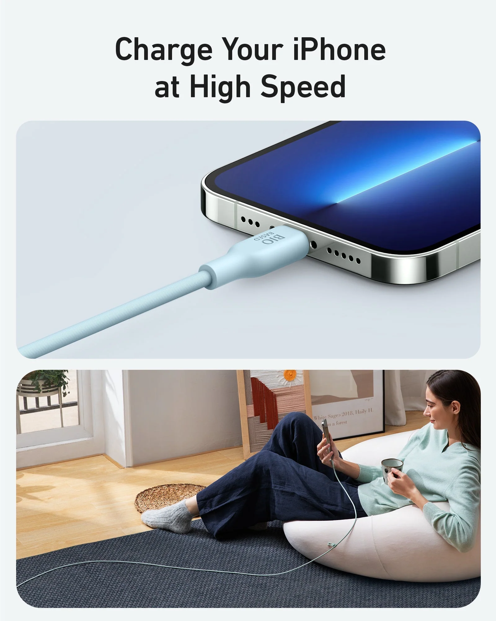 Anker <b>541</b> USB-C to Lightning Cable (Bio-Based) - Image 24