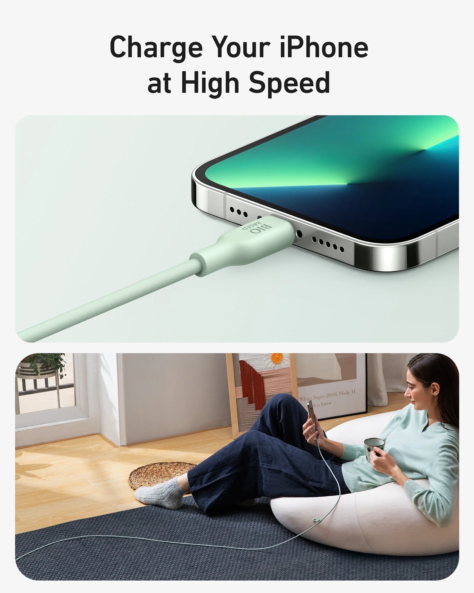 Anker <b>541</b> USB-C to Lightning Cable (Bio-Based) - Image 30