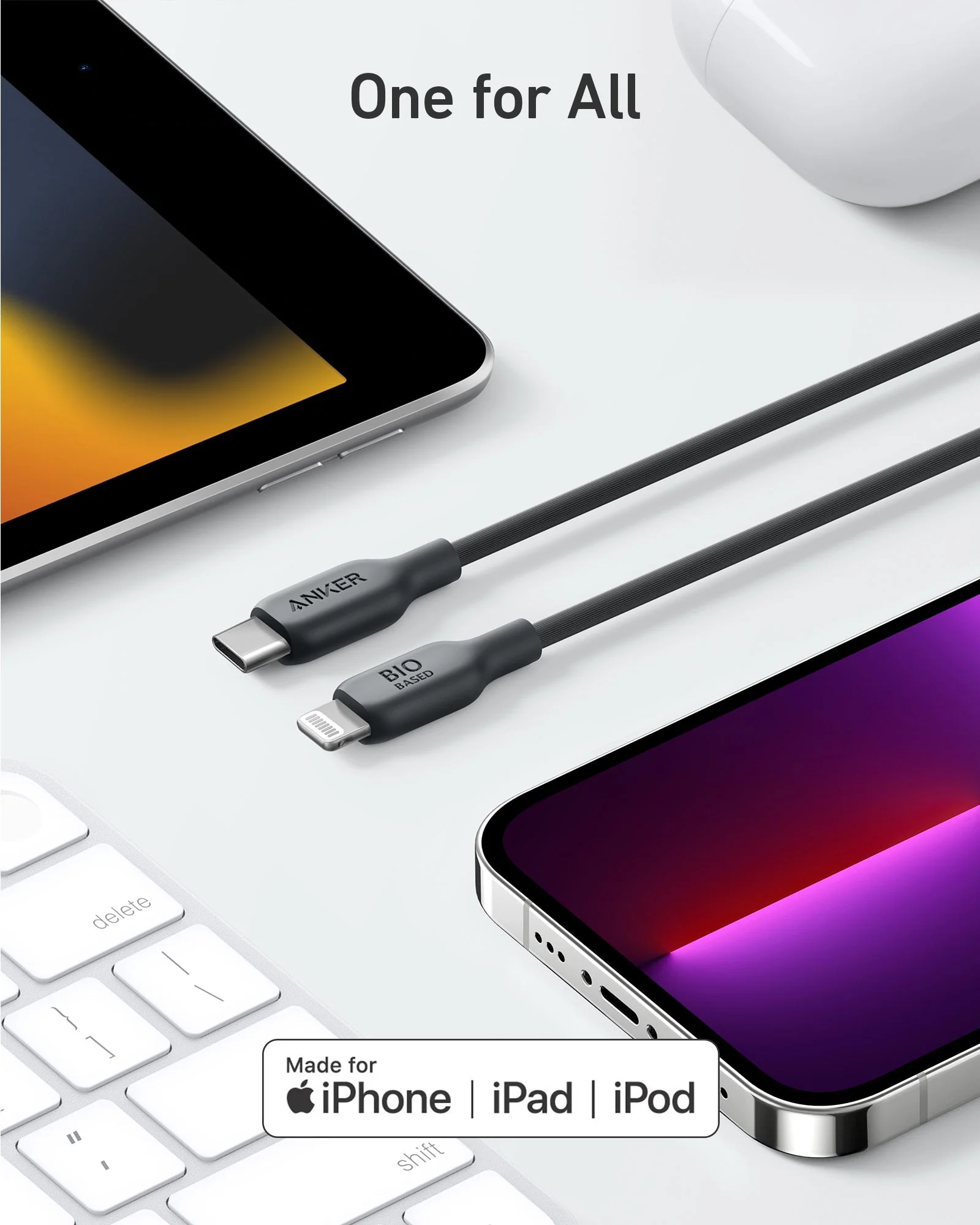 Anker <b>541</b> USB-C to Lightning Cable (Bio-Based) - Image 35
