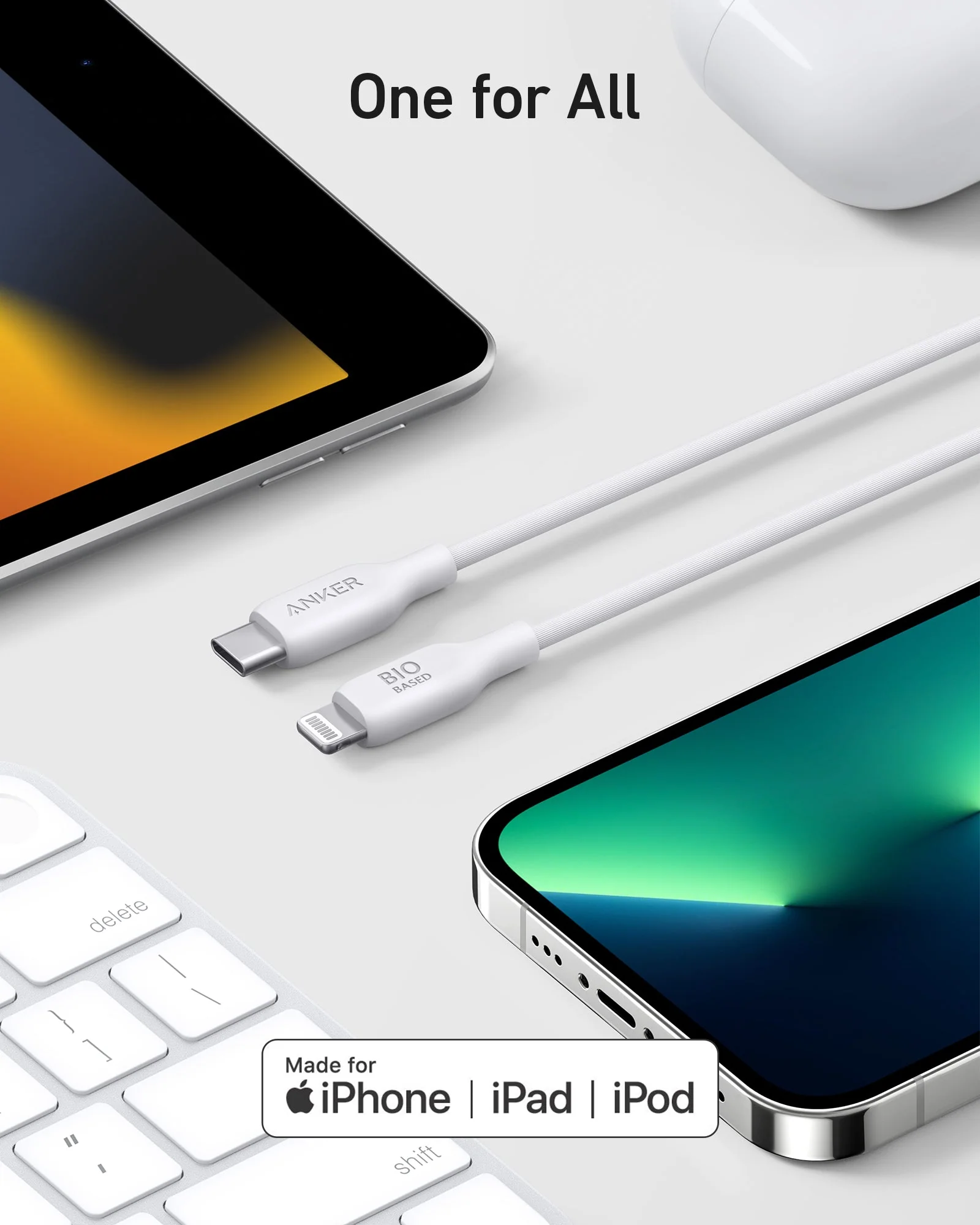 Anker <b>541</b> USB-C to Lightning Cable (Bio-Based) - Image 41