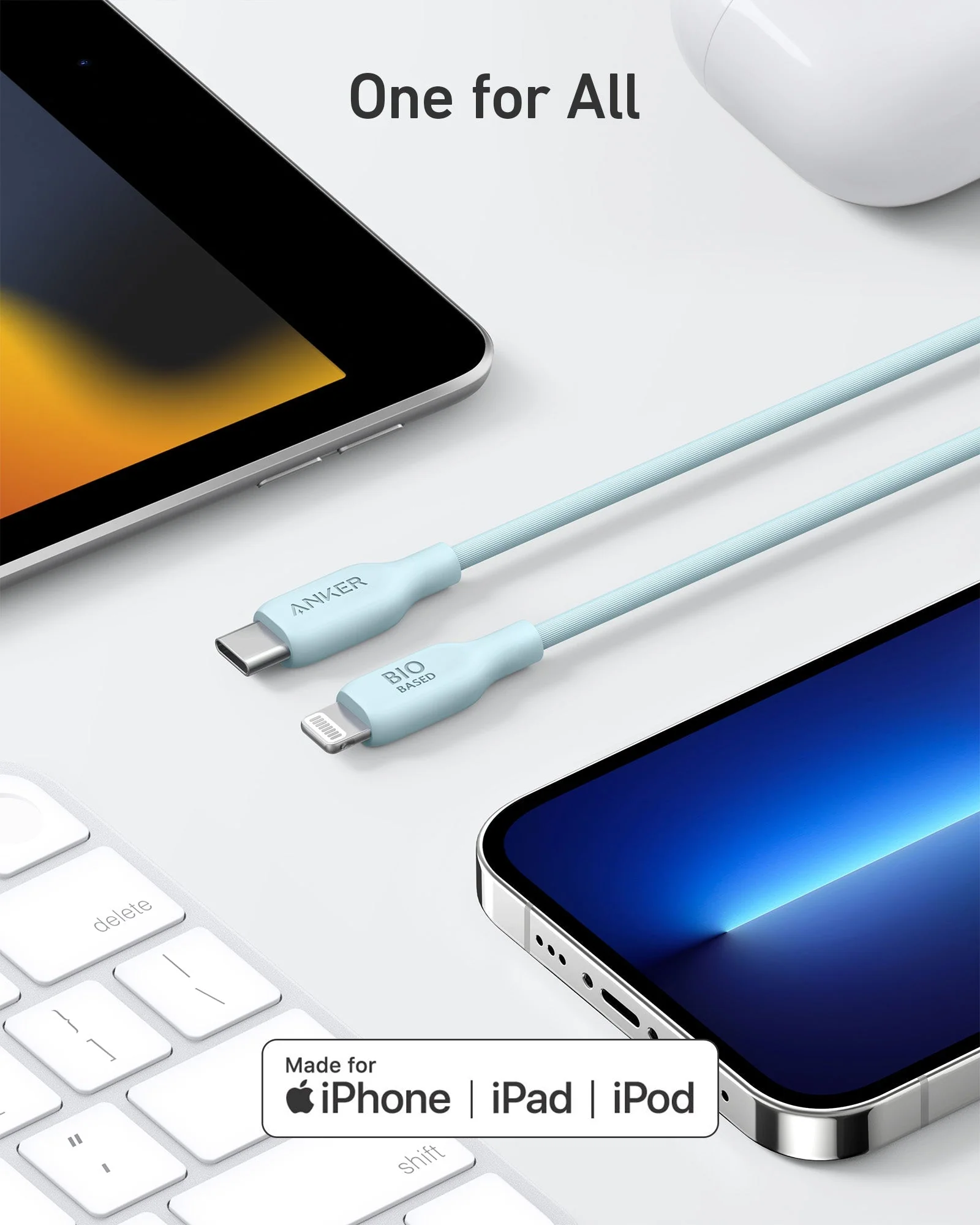 Anker <b>541</b> USB-C to Lightning Cable (Bio-Based) - Image 47