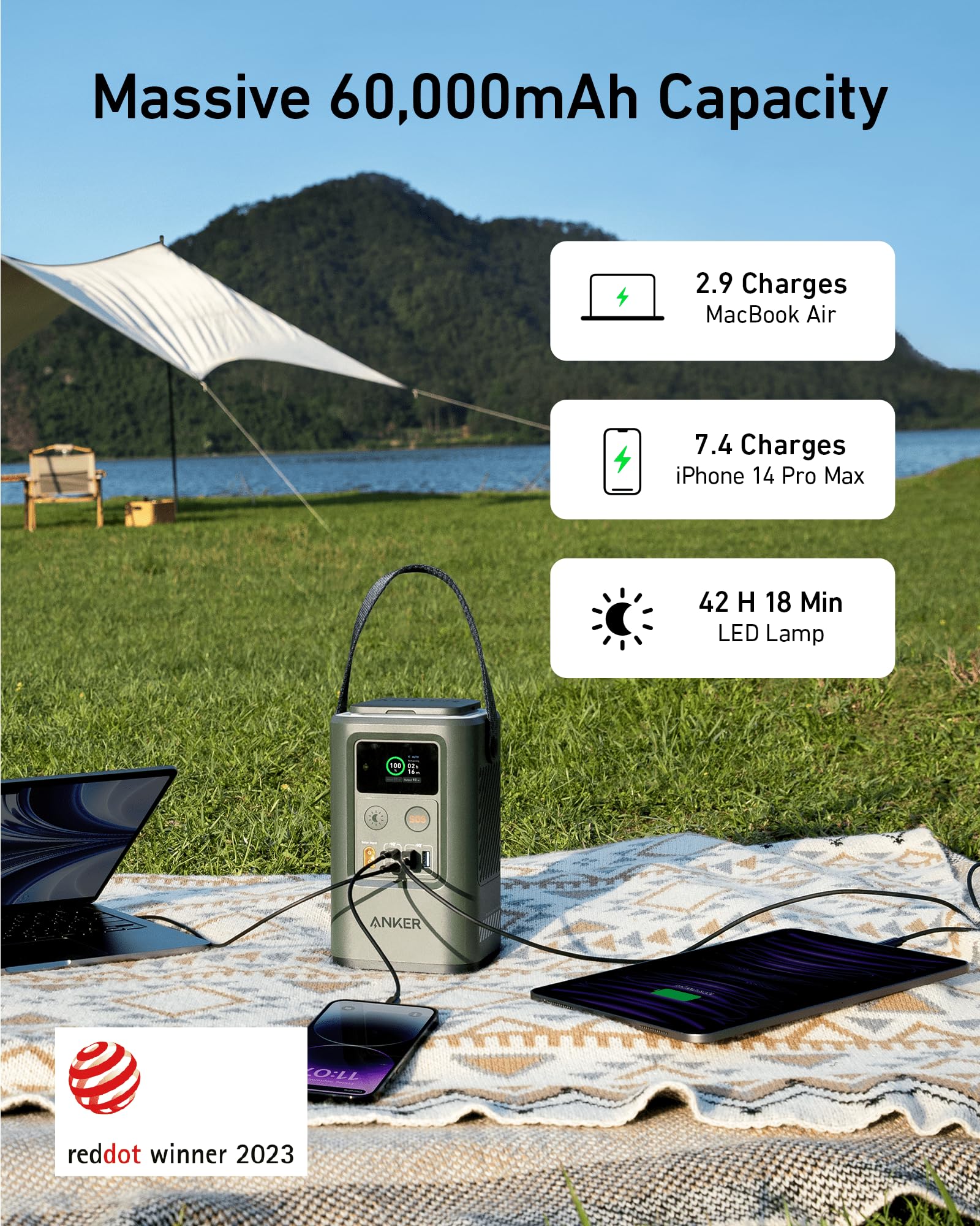 Anker <b>548</b> Power Bank (PowerCore Reserve 192Wh) - Image 2