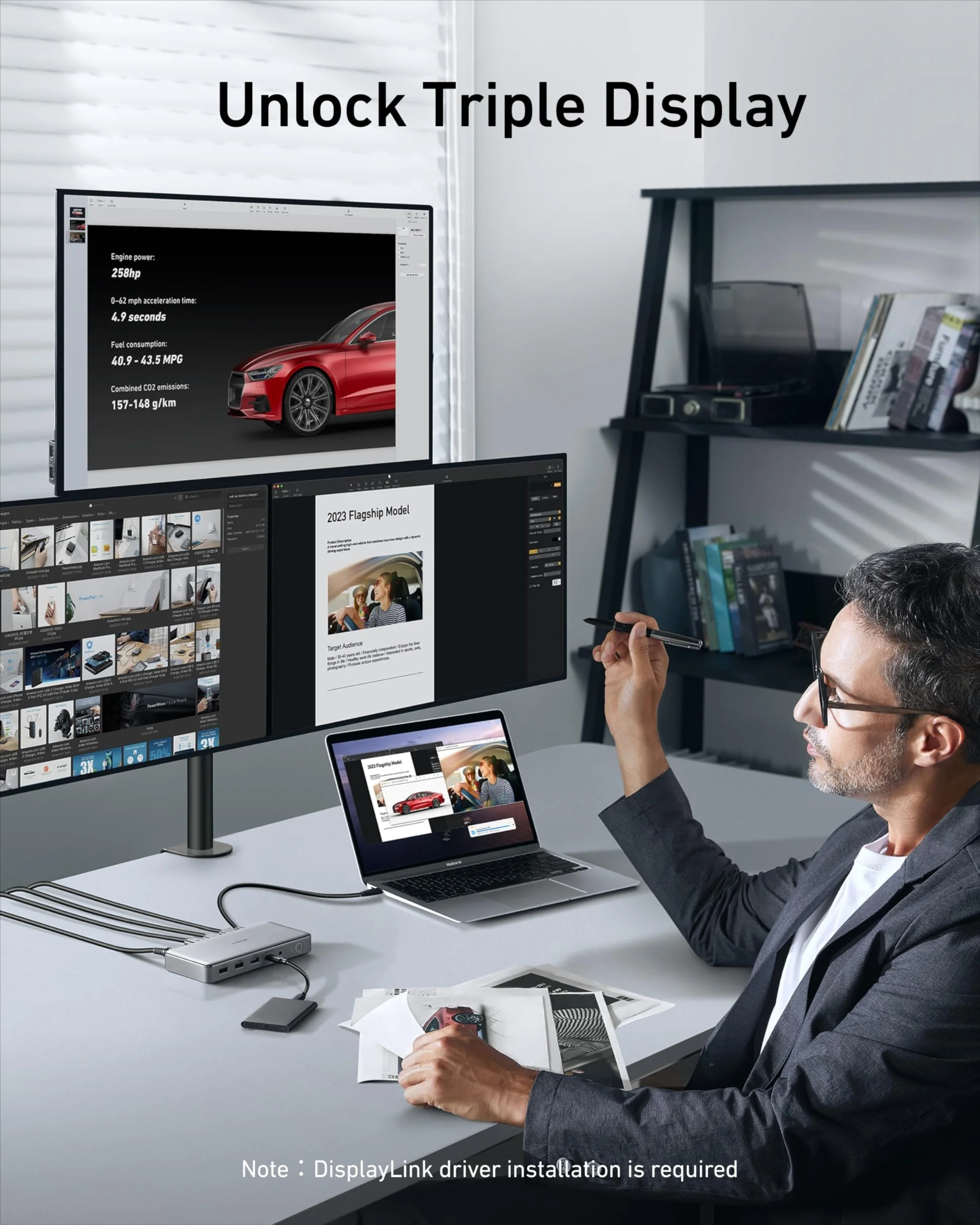Anker <b>563</b> USB-C Docking Station (10-in-1) - Image 3