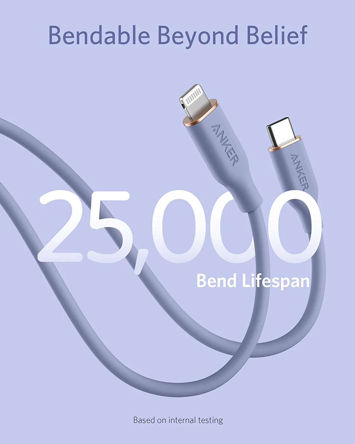 Anker <b>641</b> USB-C to Lightning Cable (Flow, 3 ft Silicone) - Image 28