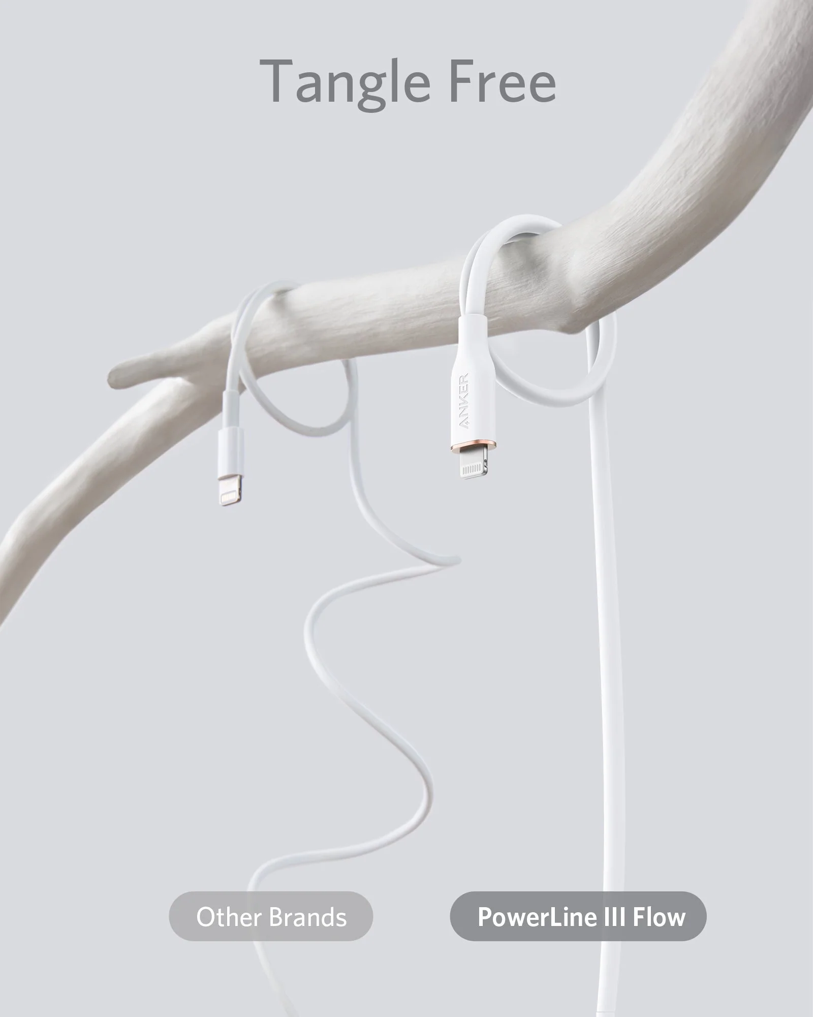 Anker <b>641</b> USB-C to Lightning Cable (Flow, 3 ft Silicone) - Image 39