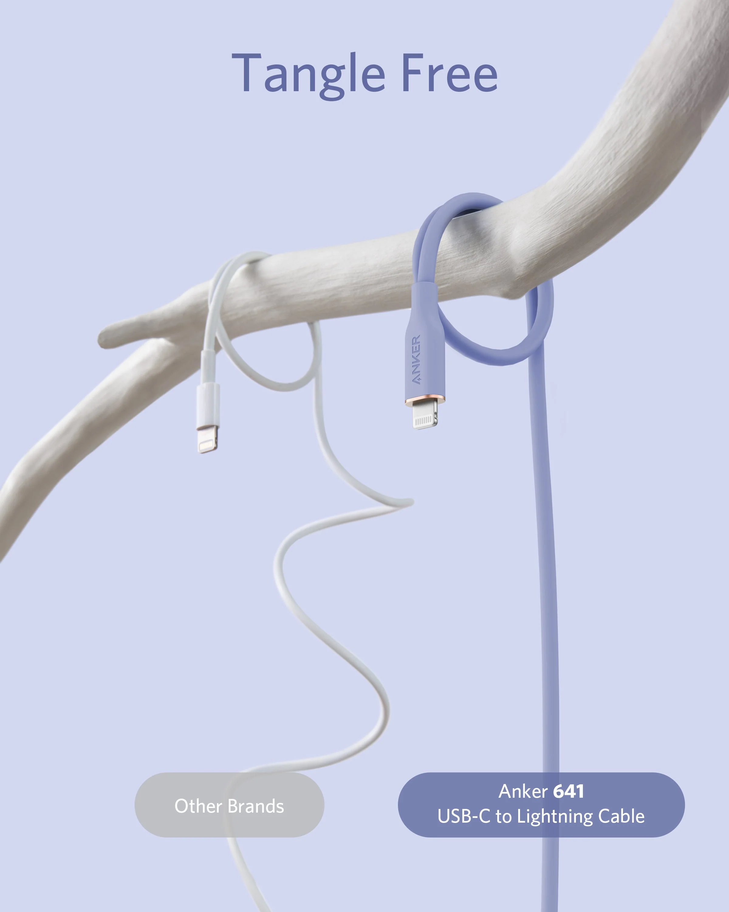 Anker <b>641</b> USB-C to Lightning Cable (Flow, 3 ft Silicone) - Image 57