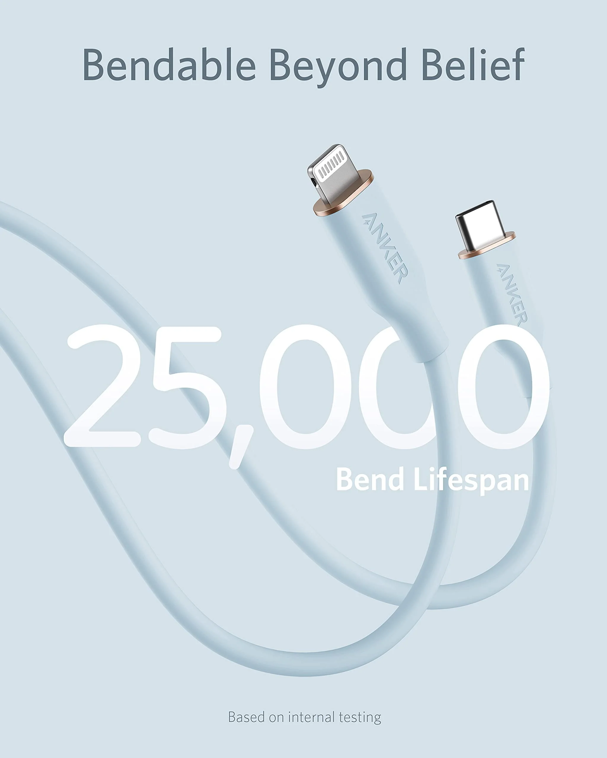Anker <b>641</b> USB-C to Lightning Cable (Flow, Silicone) - Image 16