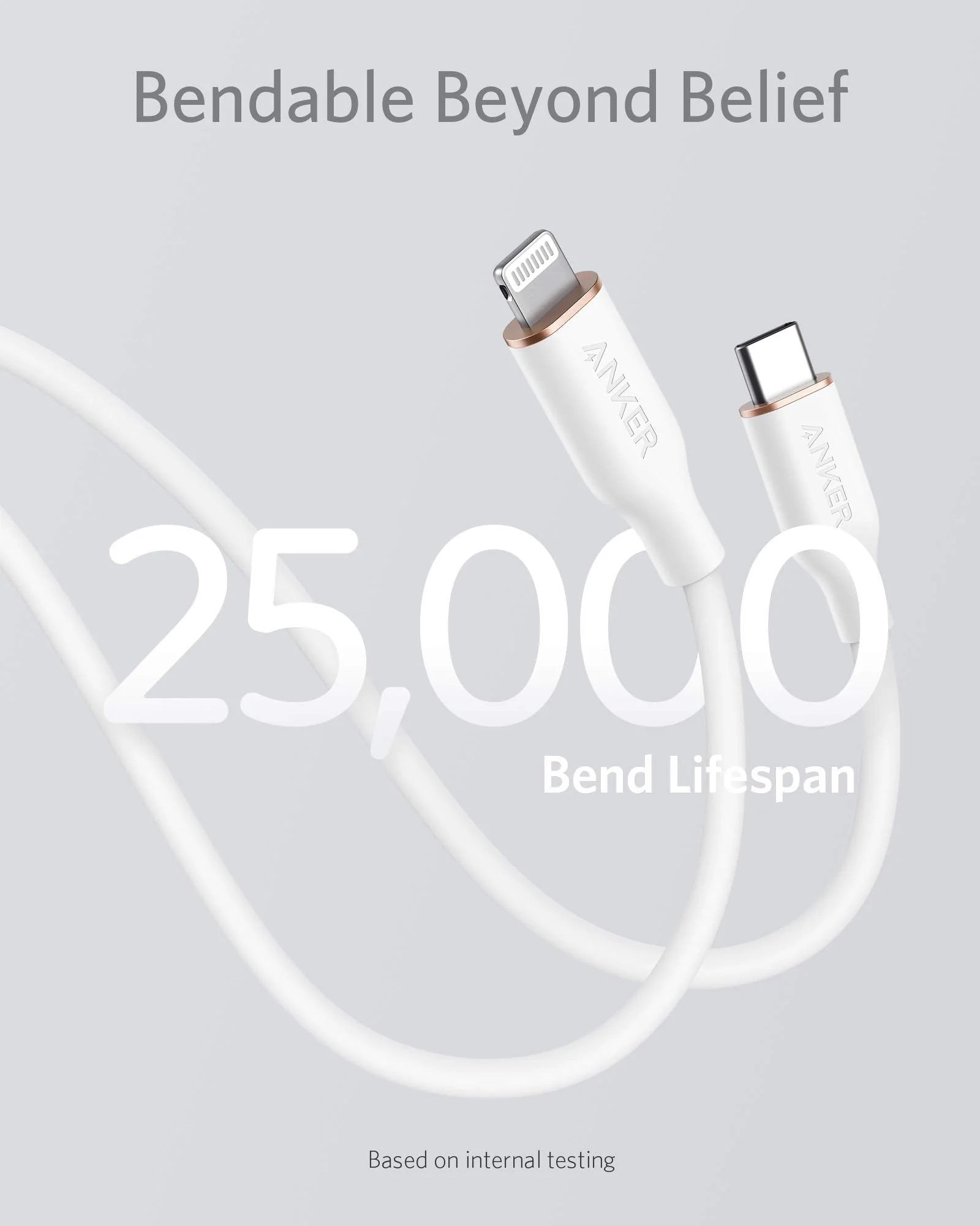 Anker <b>641</b> USB-C to Lightning Cable (Flow, Silicone) - Image 46