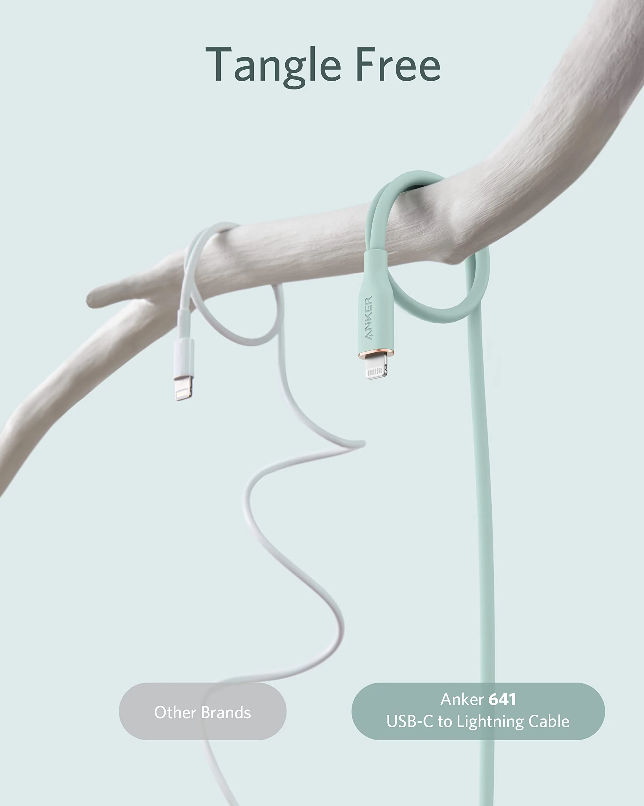 Anker <b>641</b> USB-C to Lightning Cable (Flow, Silicone) - Image 57