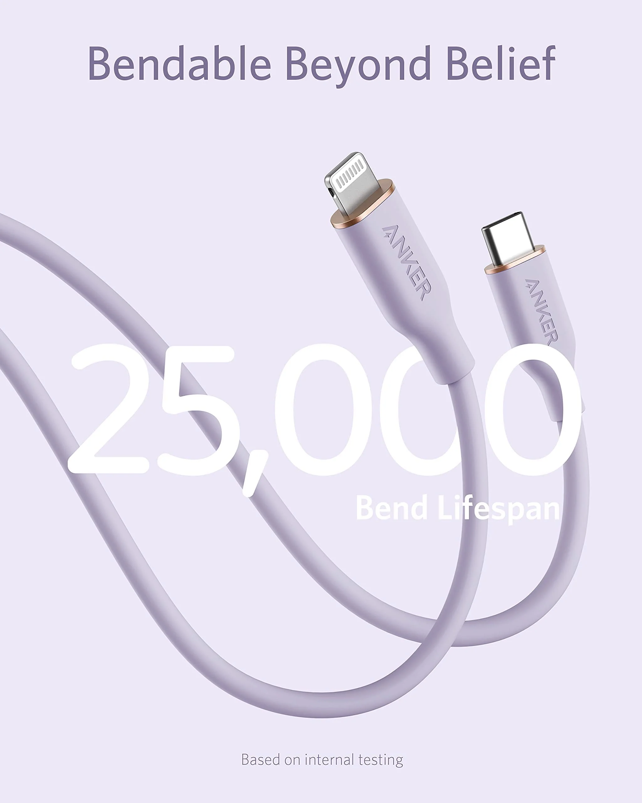 Anker <b>641</b> USB-C to Lightning Cable (Flow, Silicone) - Image 70