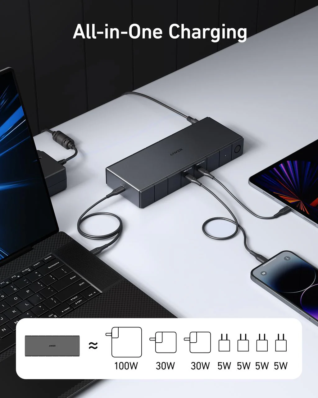 Anker <b>778</b> Thunderbolt Docking Station (12-in-1, Thunderbolt 4) - Image 4