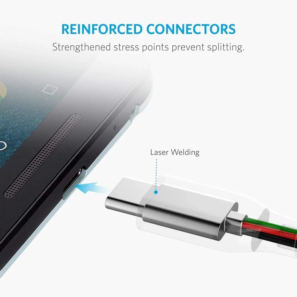 Anker <b>Powerline+</b> USB C to USB 3.0 Cable (3 ft, 6 ft) - Image 3