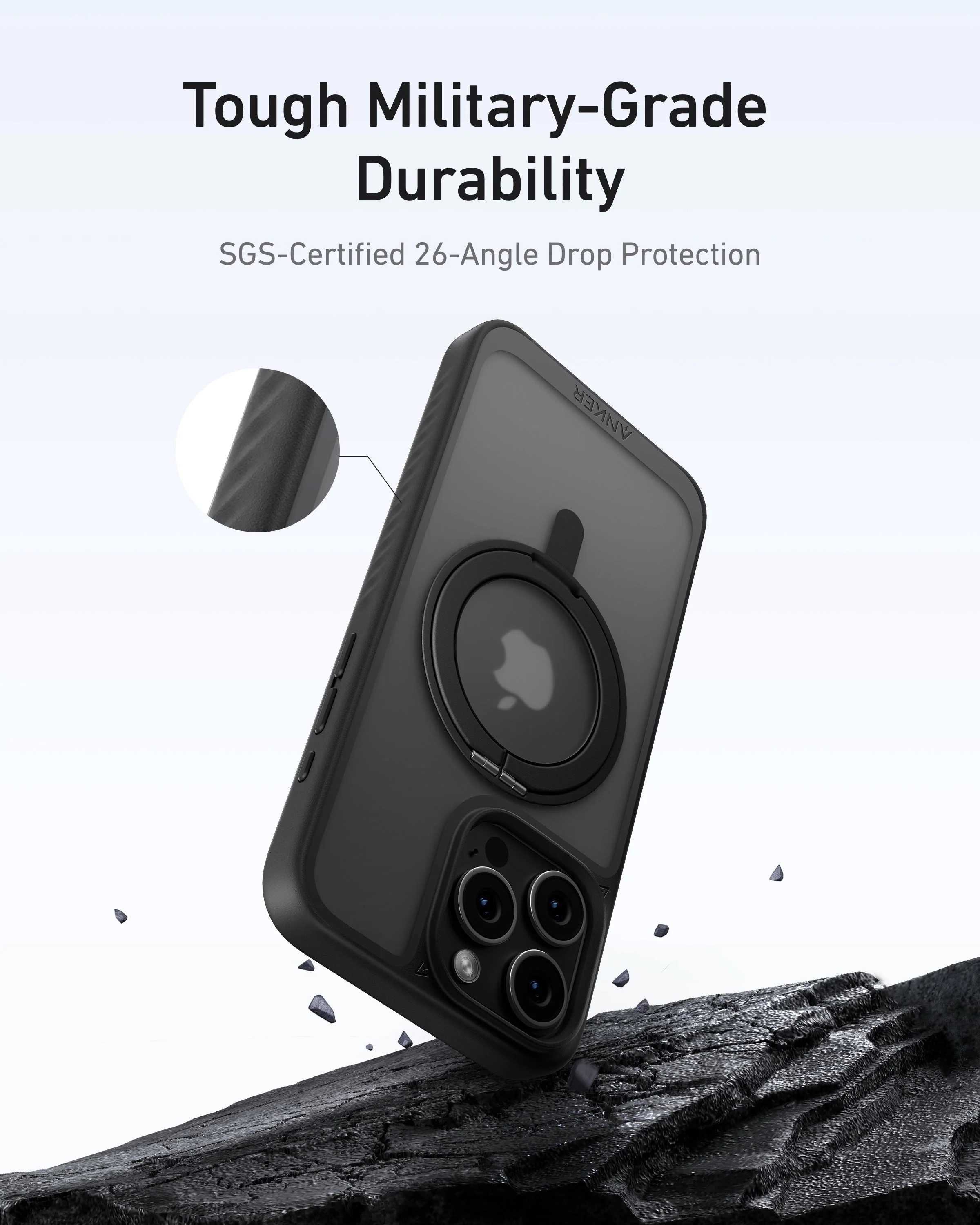 Anker MagGo Magnetic Case with Stand (360° Ring Stand) - Image 13